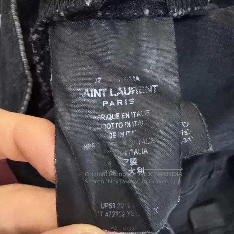 Saint Laurent Paris Saint Laurent Paris Black Basic Denim Jeans i Size US 32 / EU 48 - 3 Thumbnail