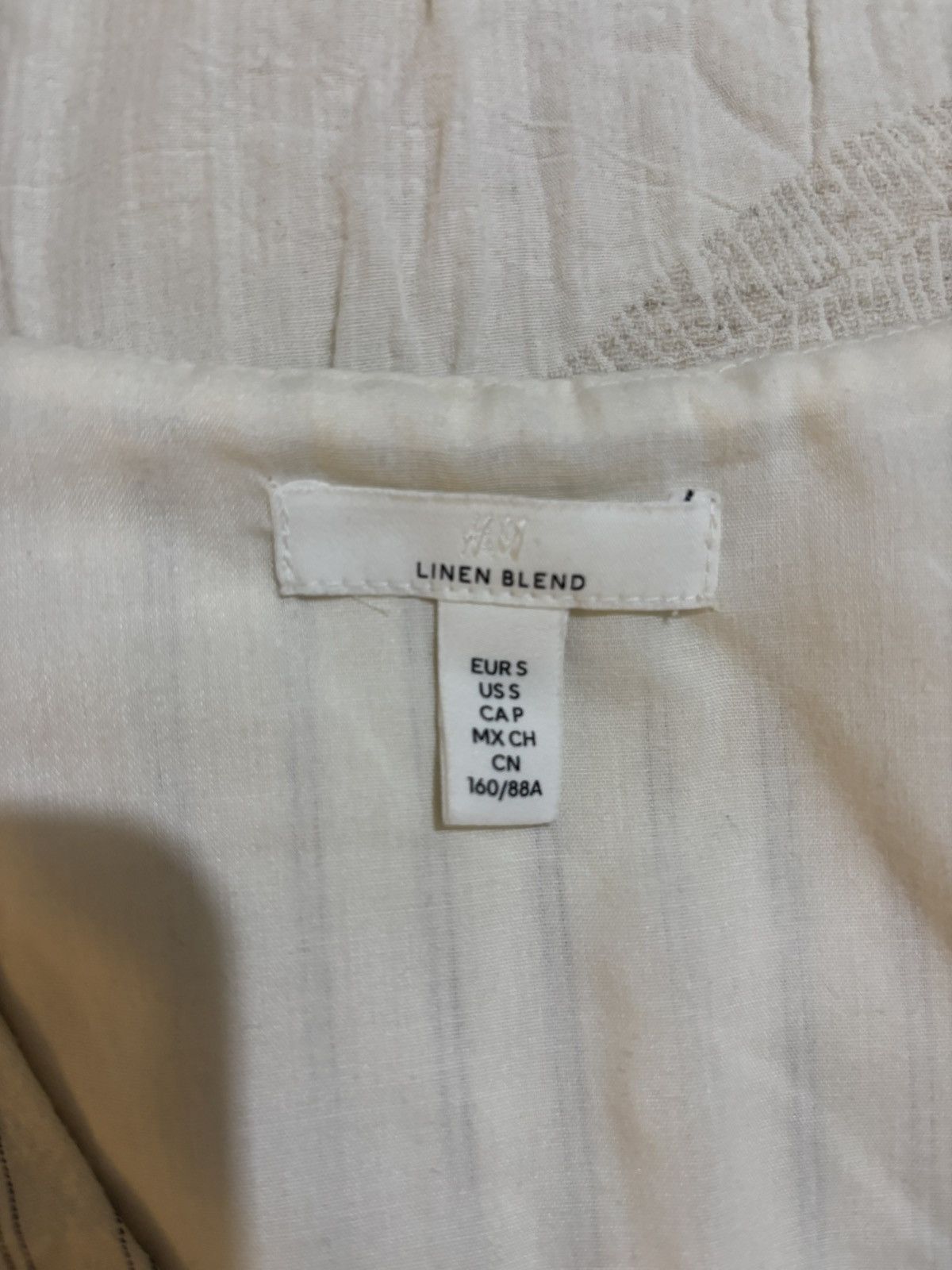 H&M White & Black Striped Button Up Vest Size S / US 4 / IT 40 - 3 Thumbnail