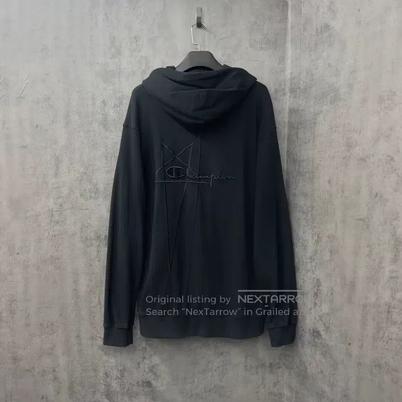 Rick Owens Rick Owens size os Embroidered Logo Hoodie Sweatshirt Size US M / EU 48-50 / 2 - 1 Thumbnail