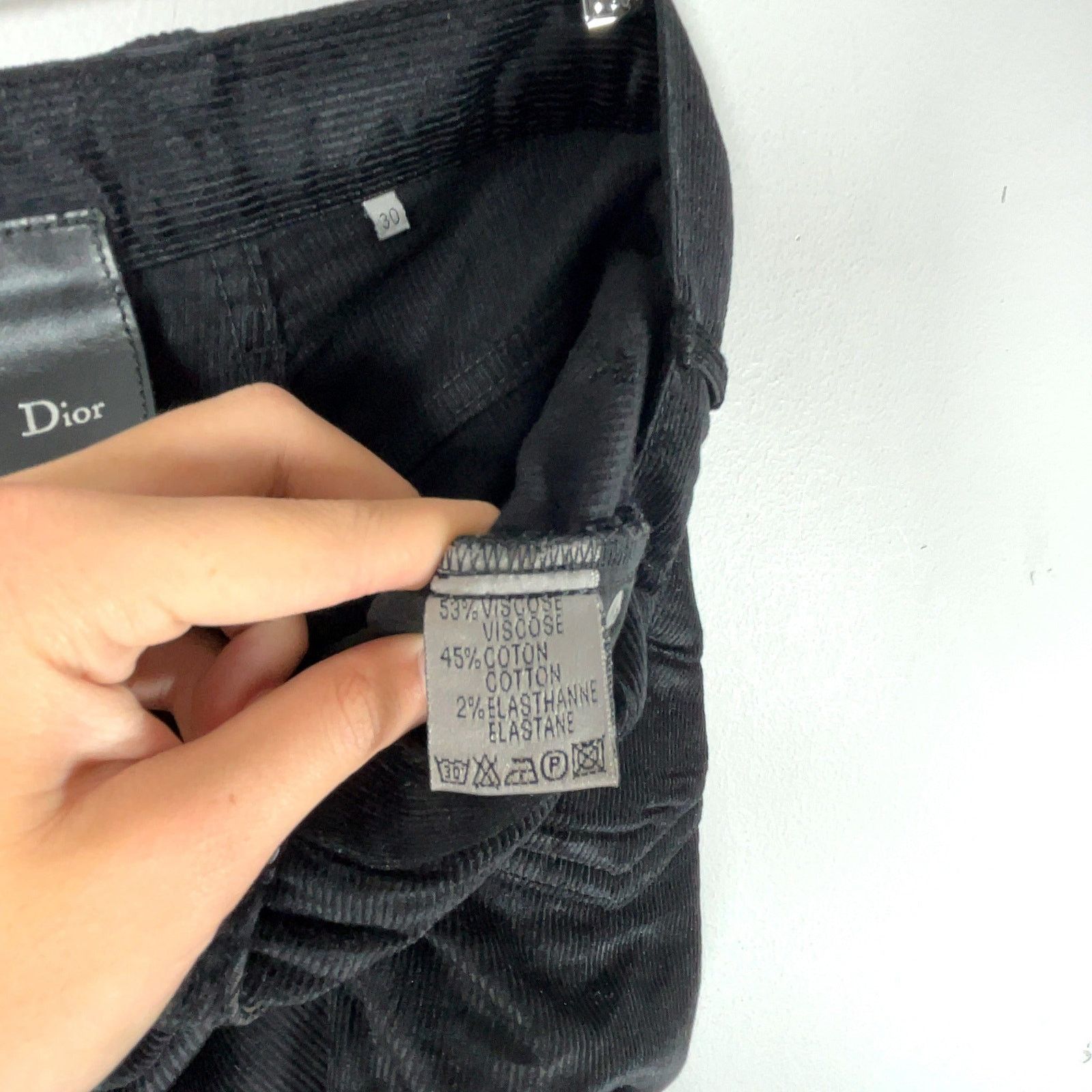 Dior Dior AW07 'Navigate’ Waxed Corduroy Pants Size US 32 / EU 48 - 4 Thumbnail