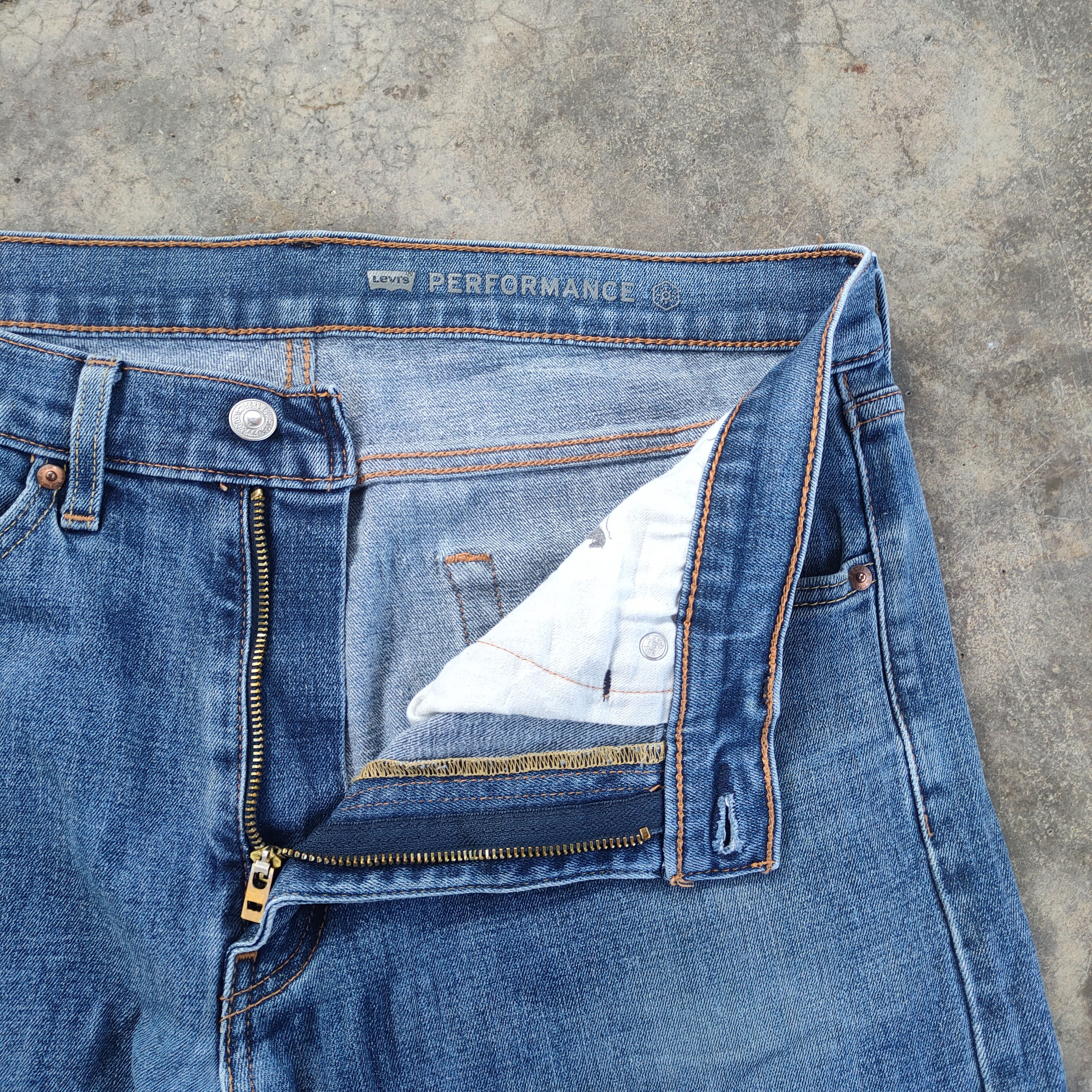 Jean × Levi's LEVI'S 505 DISTRESSED FADED JEANS PANTS Size US 34 / EU 50 - 6 Thumbnail