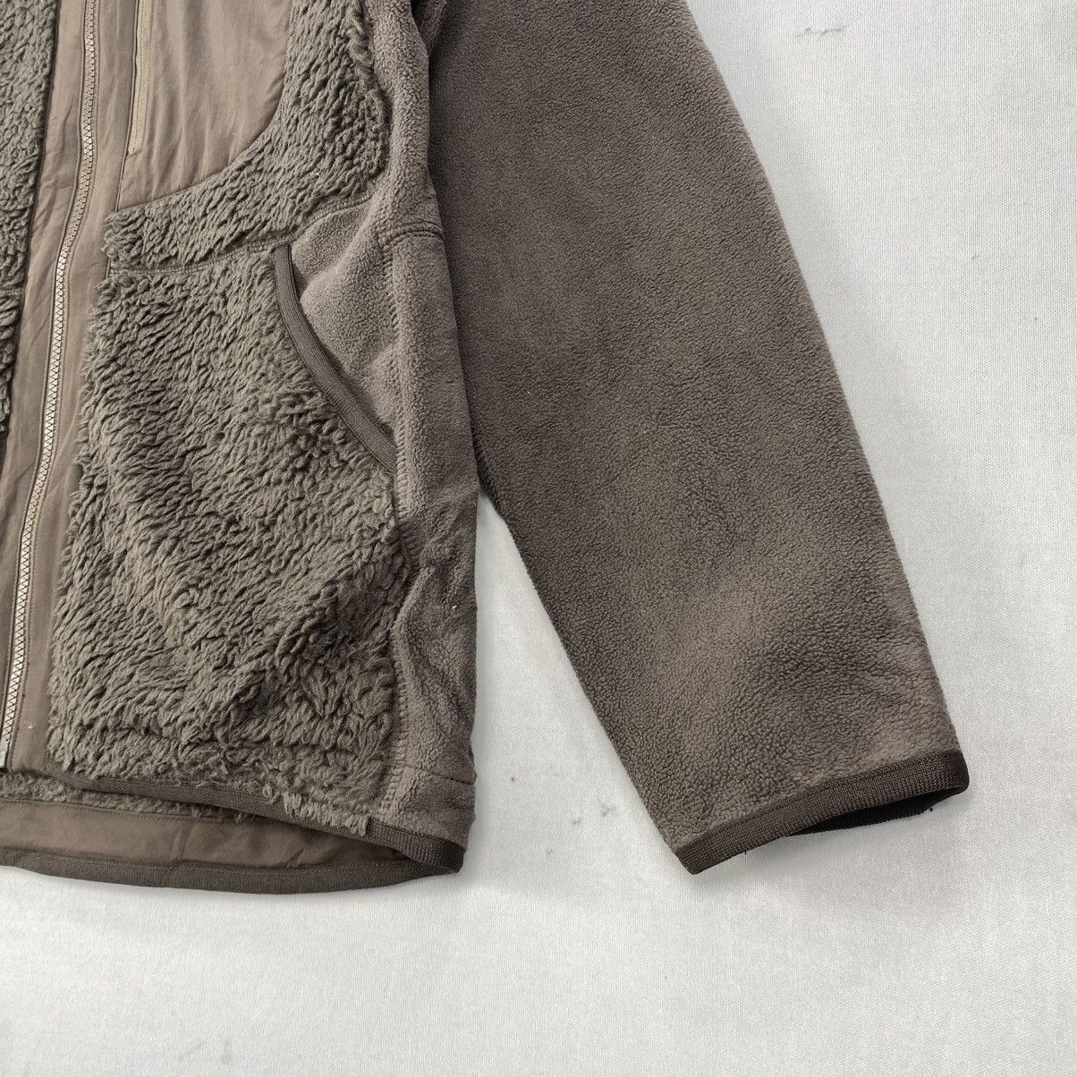 Japanese Brand Uniqlo X White Mountainneering Fleece Hoodie Jacket Brown Size US M / EU 48-50 / 2 - 3 Thumbnail