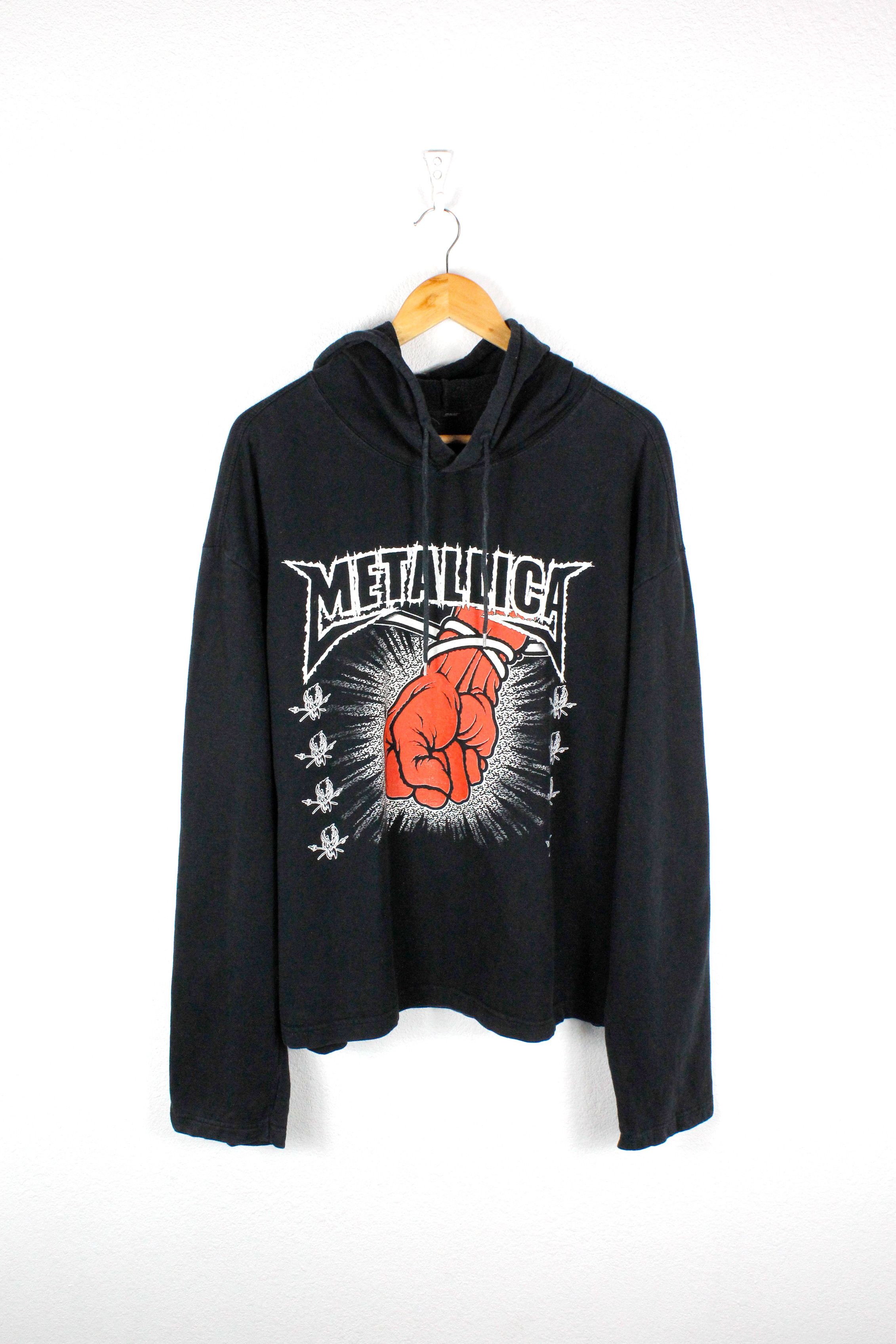 Band Tees × Metallica × Vintage Vintage Metallica St.Anger Reversible Graphic Print Hoodie Size US L / EU 52-54 / 3 - 1 Thumbnail