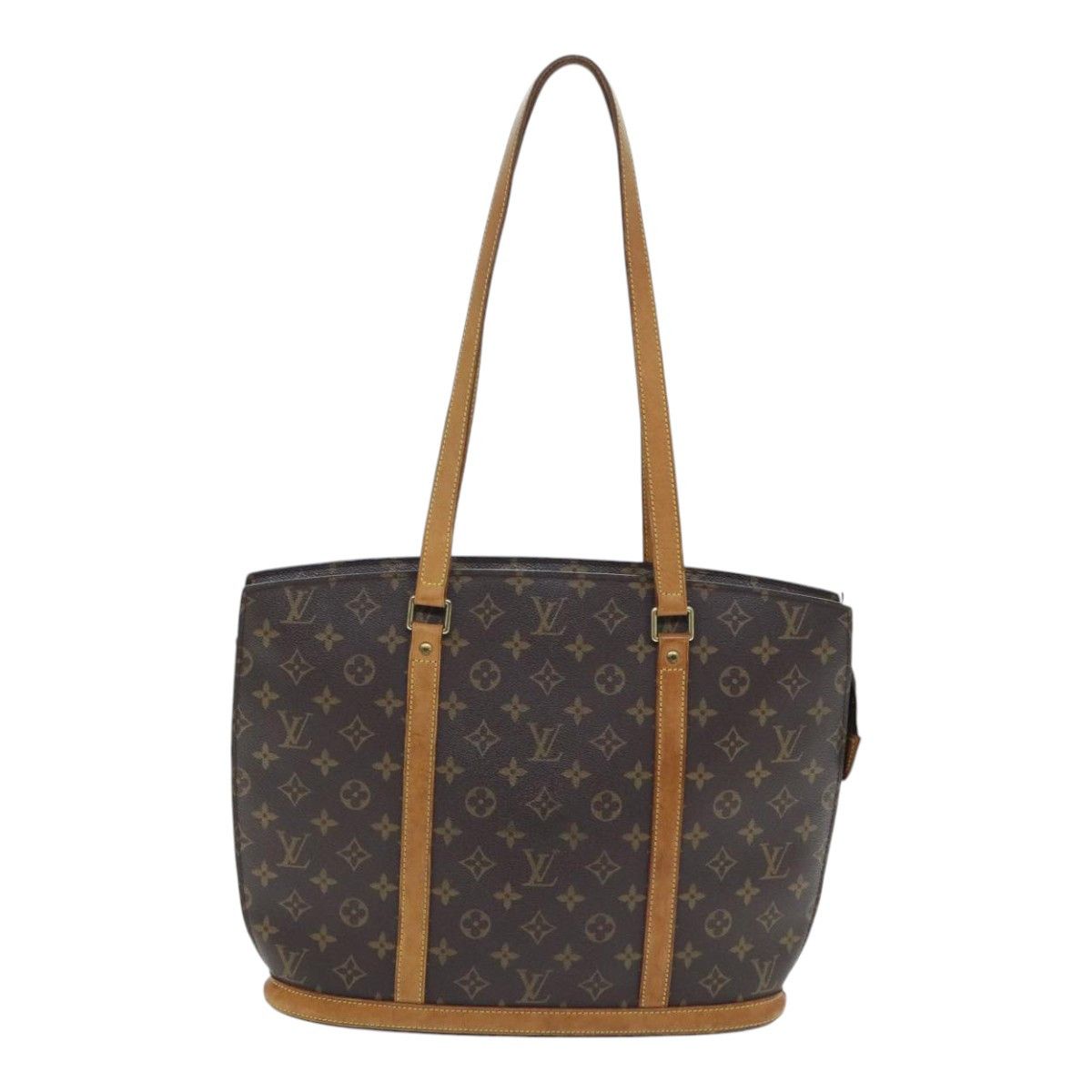 Babylone Brown Canvas Tote Bag (Pre-Owned)