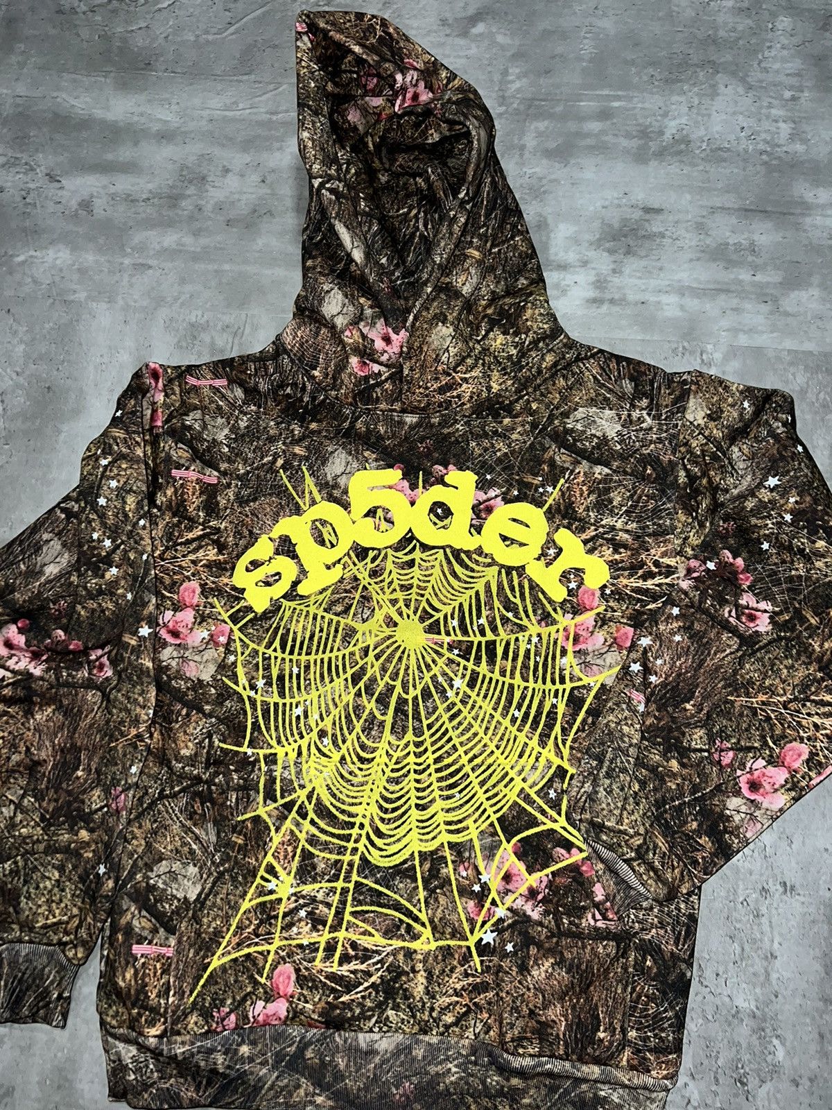 Image of Spider Worldwide Sp5Der Real Tree OG Web Hoodie . Xs- L Available in Realtree, Men's (Size Small)