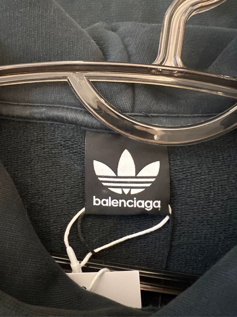 Balenciaga Balenciaga Co-branded Clover Hoodie Sweater Green Size US M / EU 48-50 / 2 - 3 Thumbnail