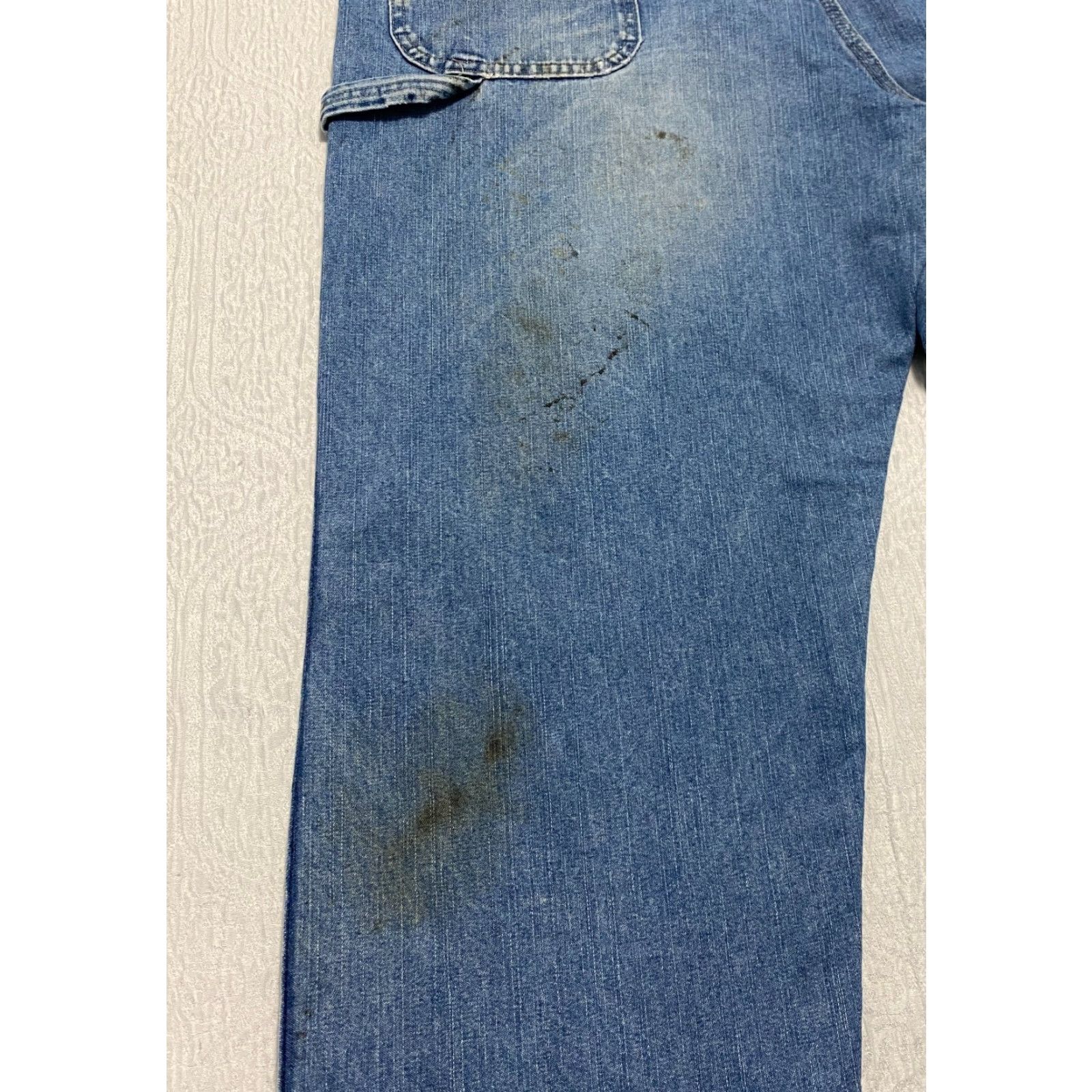 Wrangler VINTAGE Wrangler Hero Carpenter Jeans Mens Size 40×30 Blue Straight Wide Leg Mens Size US 40 / EU 56 - 3 Thumbnail