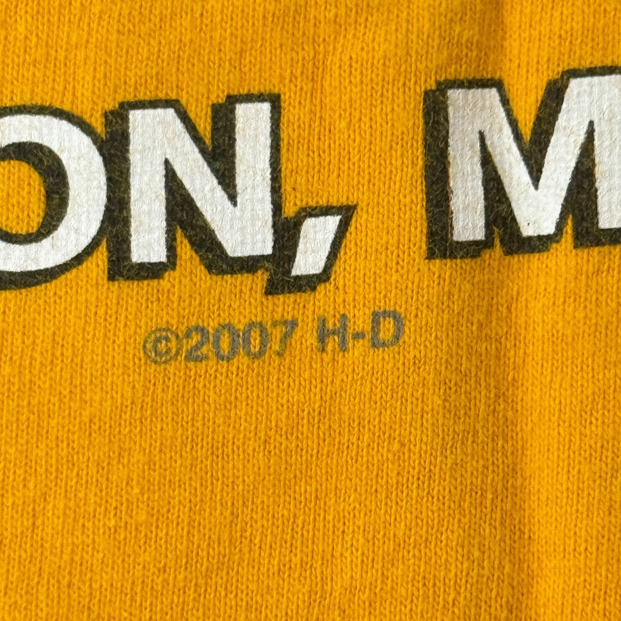 Harley Davidson H-D Motorcycle Chesapeake Maryland Biker SPELLOUT L/S Shirt Size US XL / EU 56 / 4 - 12 Thumbnail