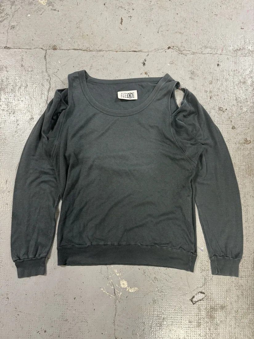 2000s Maison Margiela MM6 Olive Tank Top Longsleeves
