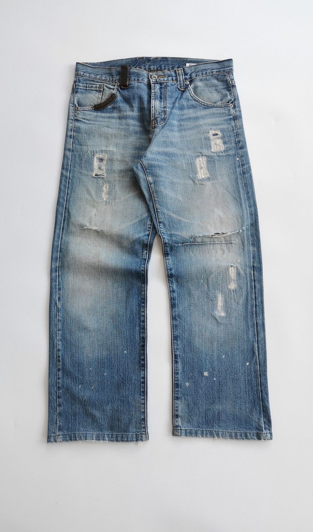 semanticdesign Semanticdesign Reworked Repair Ankle Jeans Size US 33 - 1 Thumbnail