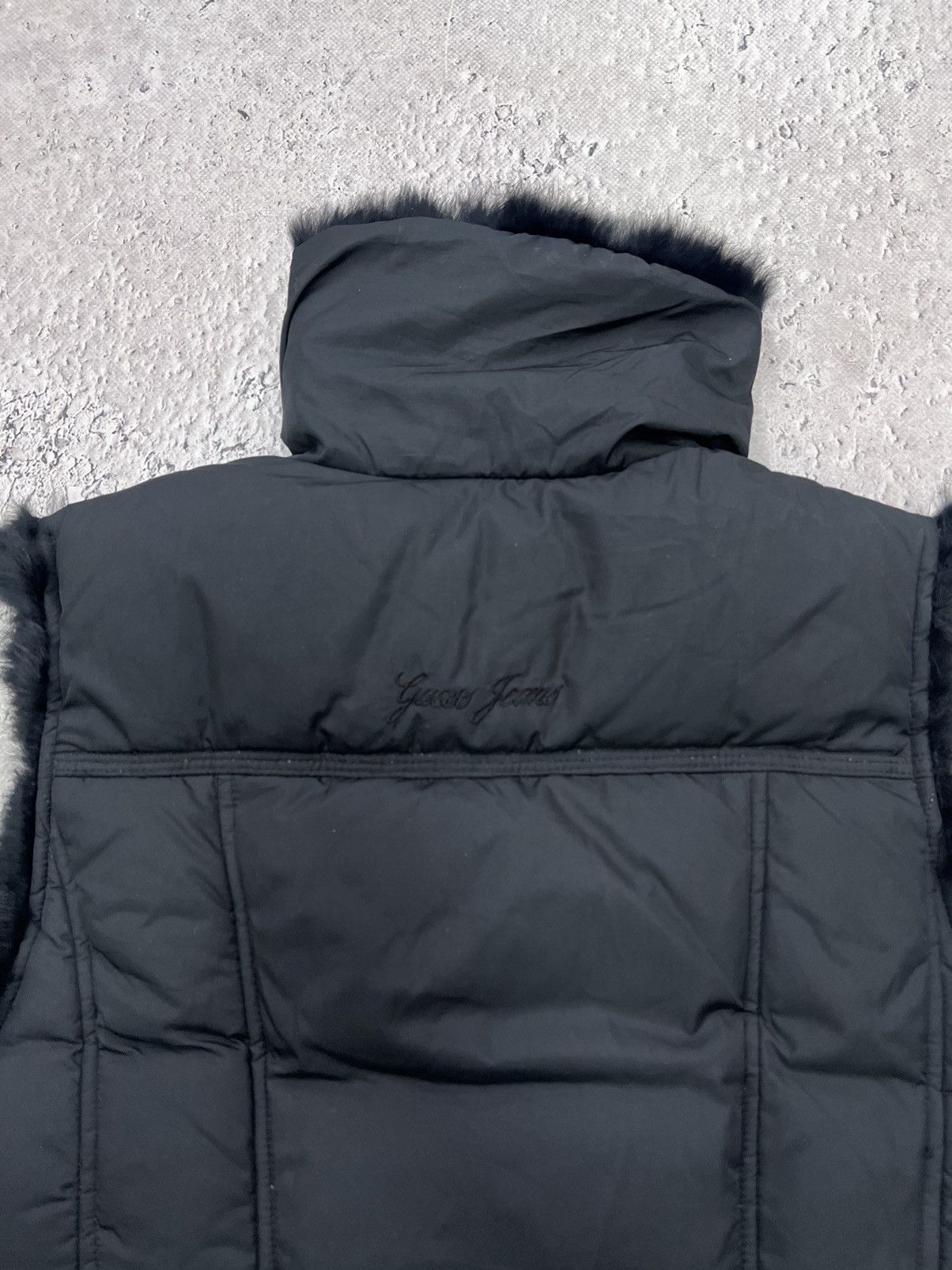 If Six Was Nine × Japanese Brand × Le Grande Bleu (L.G.B.) SALE💣💣 Vintage Fluffy Mohair Fuzzy Drip GUESS Vest Jacket Size S / US 4 / IT 40 - 7 Thumbnail