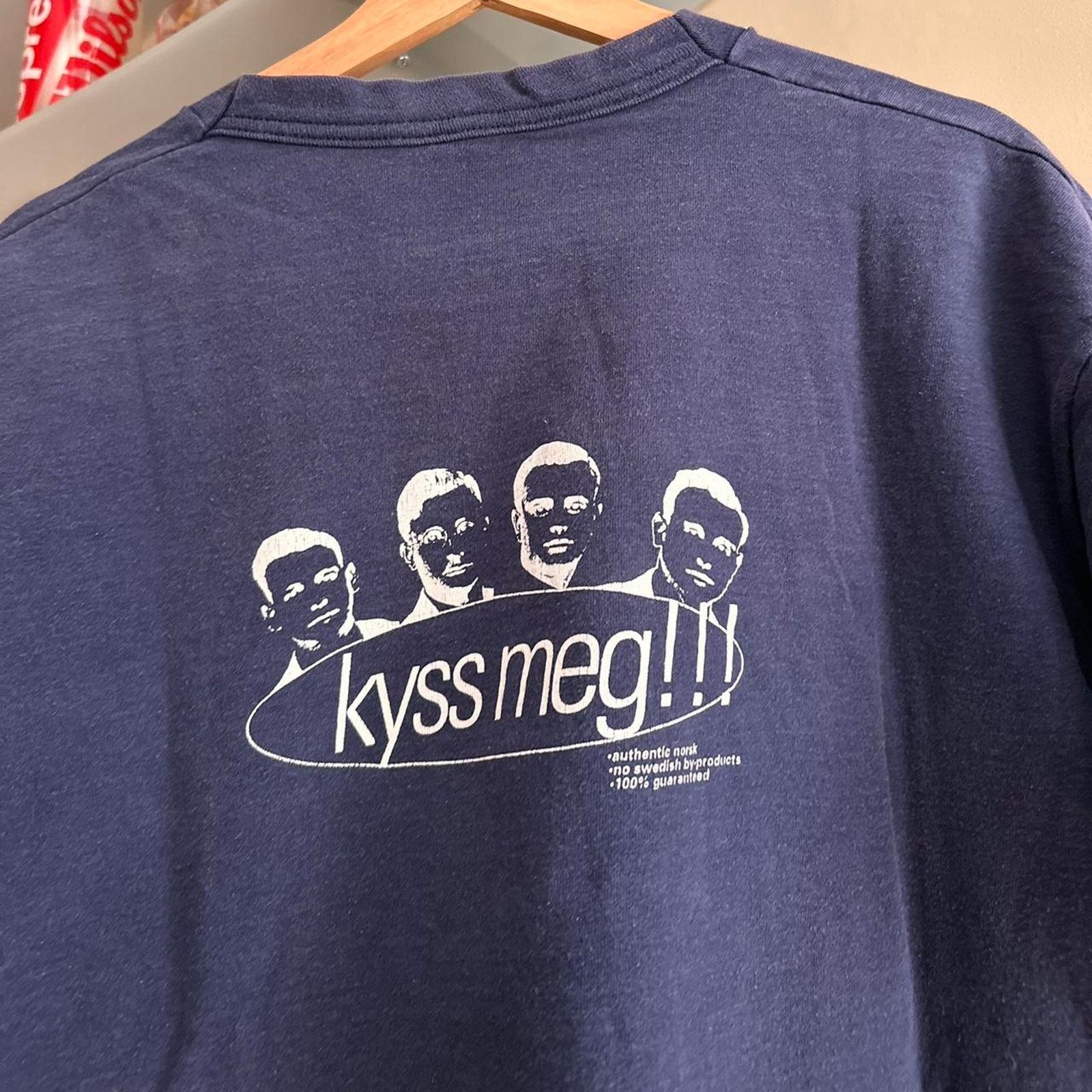 Fruit Of The Loom × Vintage Vintage Fidie Kyss Meg Promo Shirt Size US XL / EU 56 / 4 - 6 Thumbnail