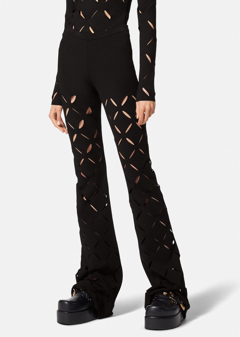 Versace o1y0226 Sweatpant in Black Size 27" / US 4 / IT 40 - 2 Thumbnail