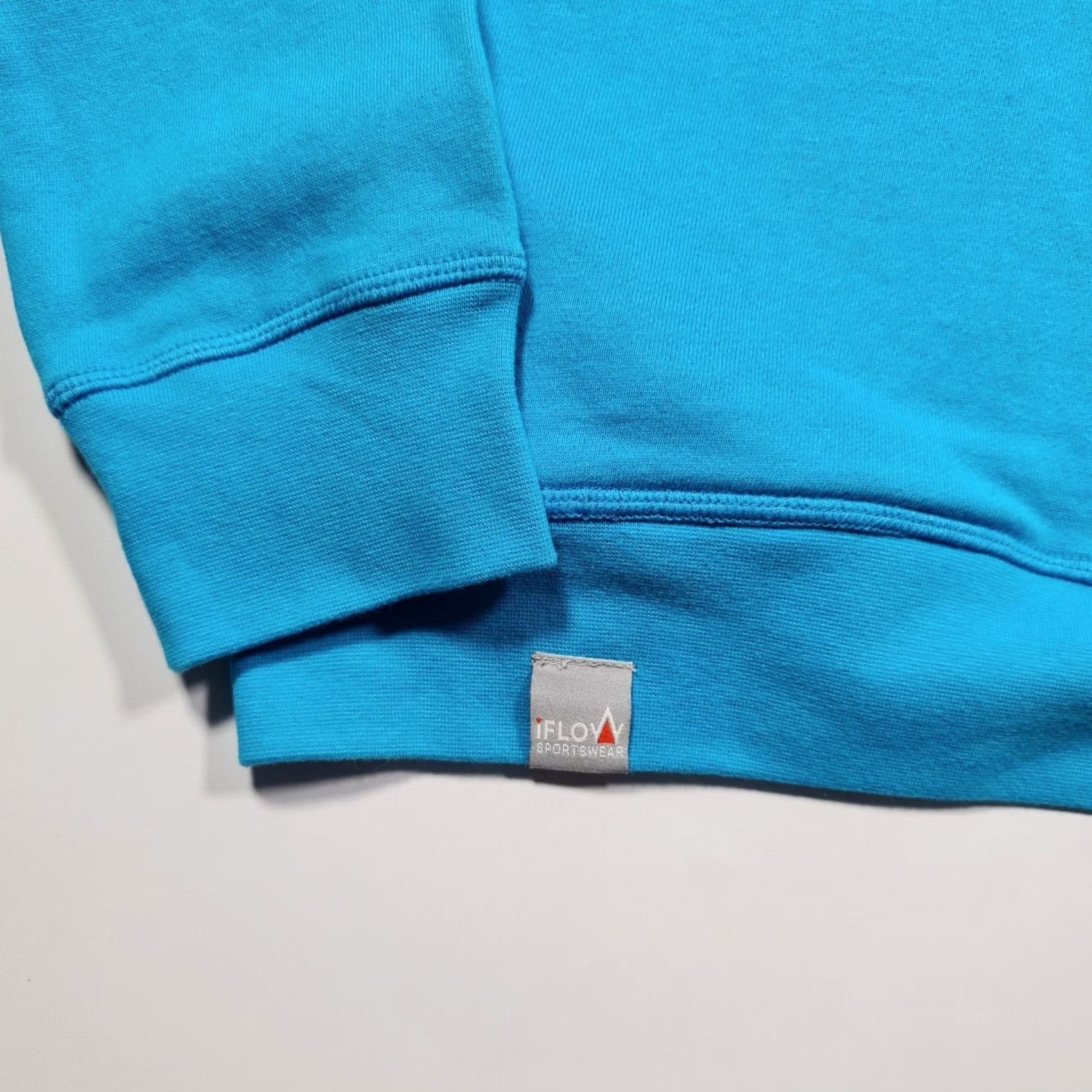 Vintage iFlow Womens Hoodie Blue XL Fleece Pullover Lifestyle Size XL / US 12-14 / IT 48-50 - 4 Thumbnail