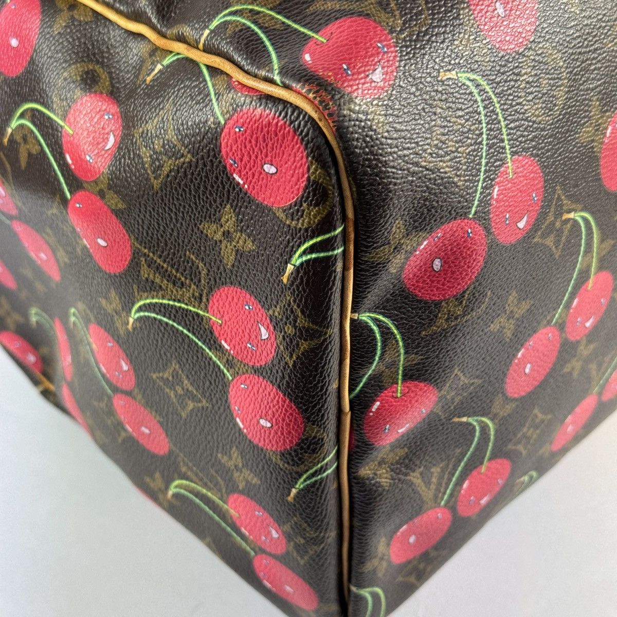 Louis Vuitton × Takashi Murakami 2005 CERISES CHERRY MONOGRAM 45 KEEPALL DUFFLE BAG Size ONE SIZE - 12 Thumbnail