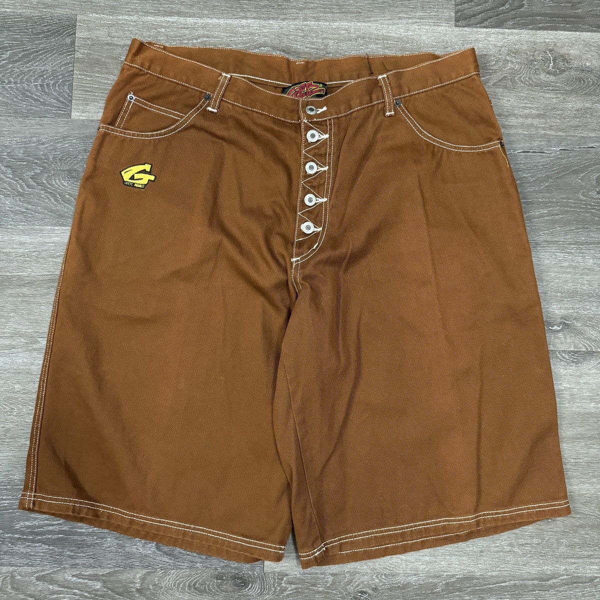 JNCO × Vintage Vintage Y2K GEETZ baggy wide leg JNCO style shorts Size US 40 / EU 56 - 2 Thumbnail