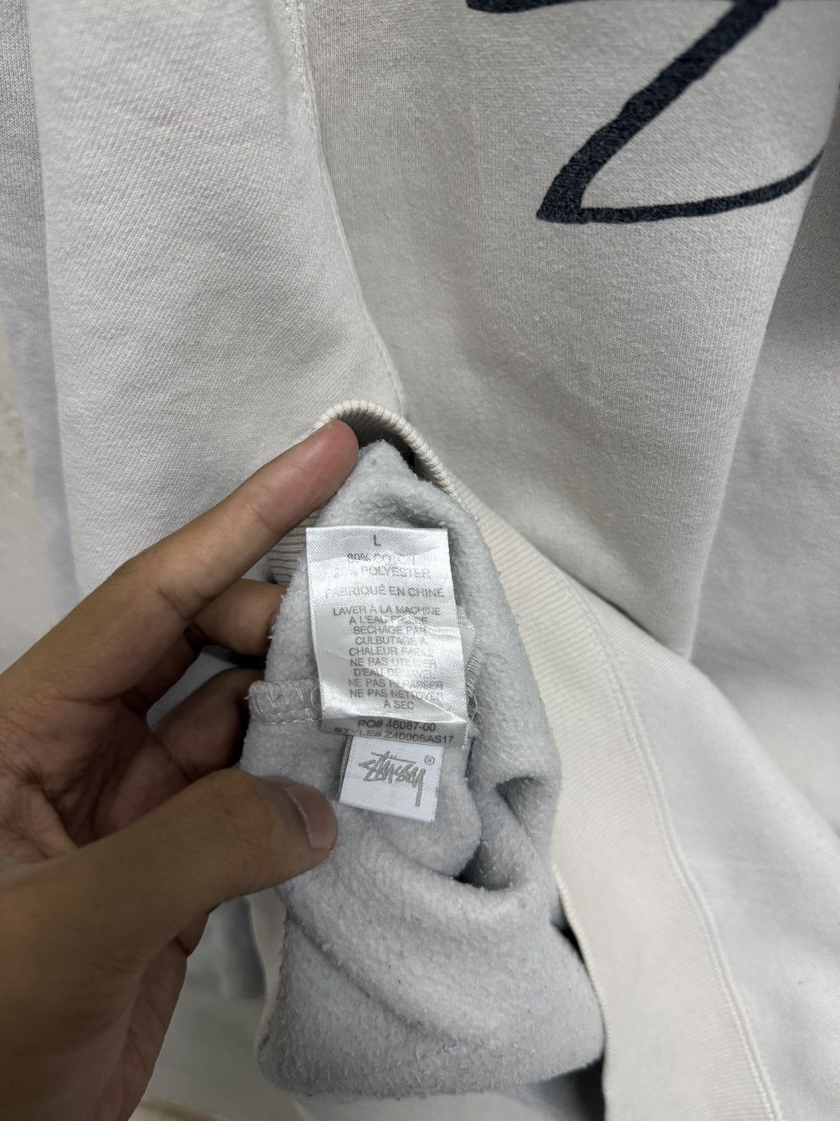 Stussy 2000s Stussy Signature Big Logo Hoodie Size US L / EU 52-54 / 3 - 7 Thumbnail