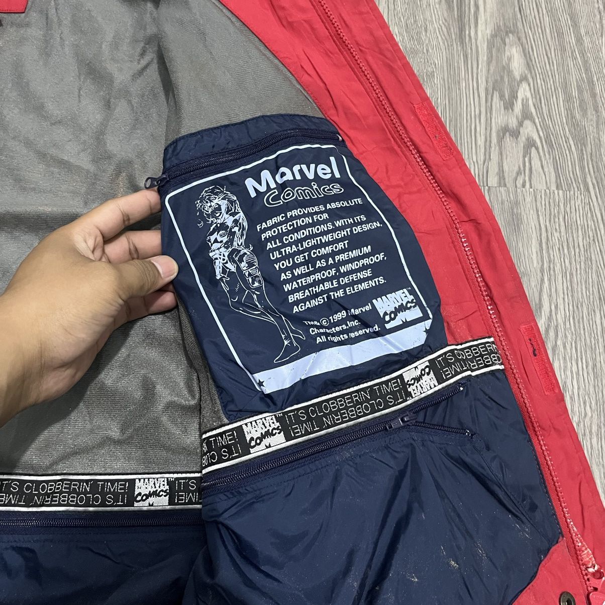 Marvel Comics VTG Marvel Comics Puffer Jacket Red on Navy Size US M / EU 48-50 / 2 - 10 Thumbnail