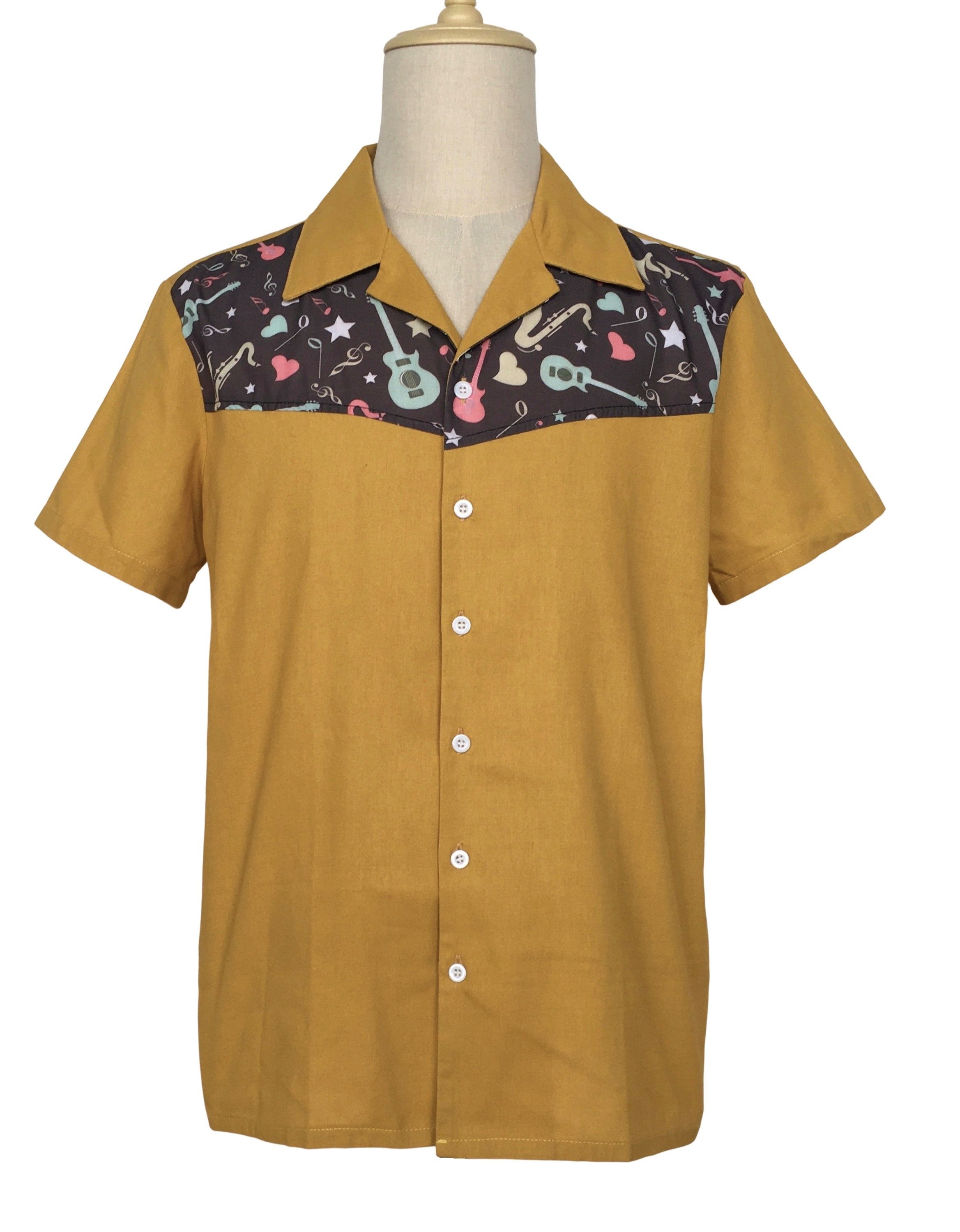 Other Vintage Style Plus Size Panel Men Shirt Size US L / EU 52-54 / 3 - 1 Thumbnail