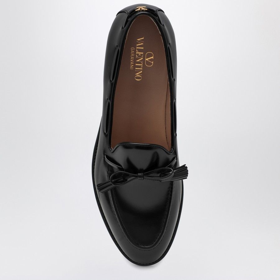 Valentino o1d2blof1025 Calfskin Loafers in Black Size US 10 / EU 43 - 4 Thumbnail