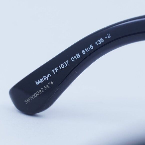 Tom Ford Tom Ford Marilyn FT1037 01B Sunglasses Black Square Frame Size ONE SIZE - 4 Thumbnail