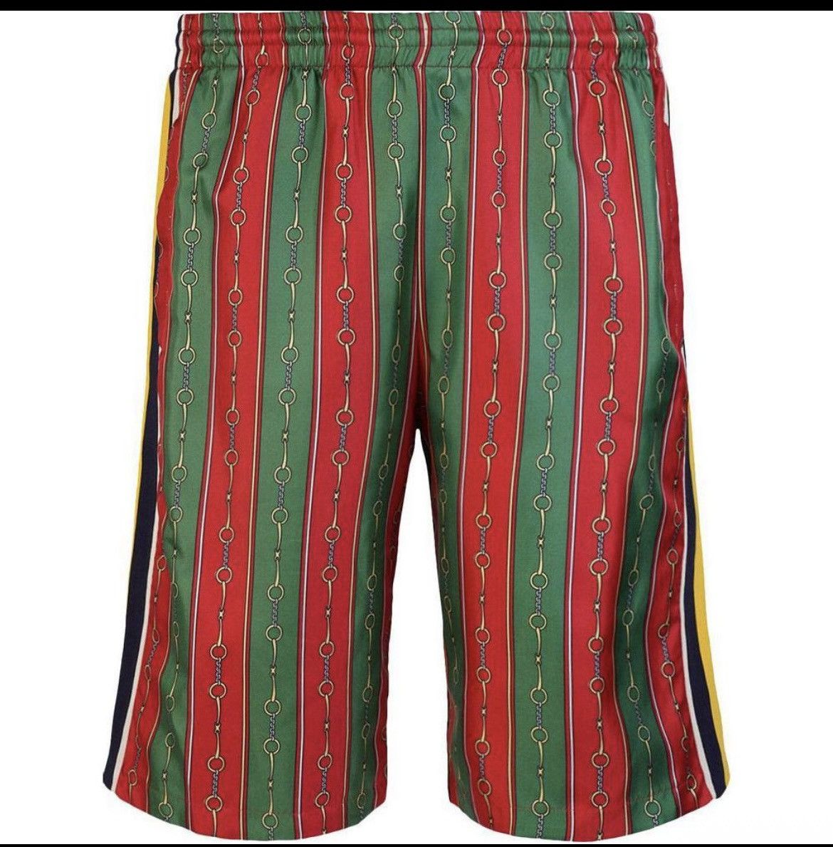 Gucci Gucci Chain Print Cotton Chenille Short Pants size L Size US 36 / EU 52 - 1 Thumbnail