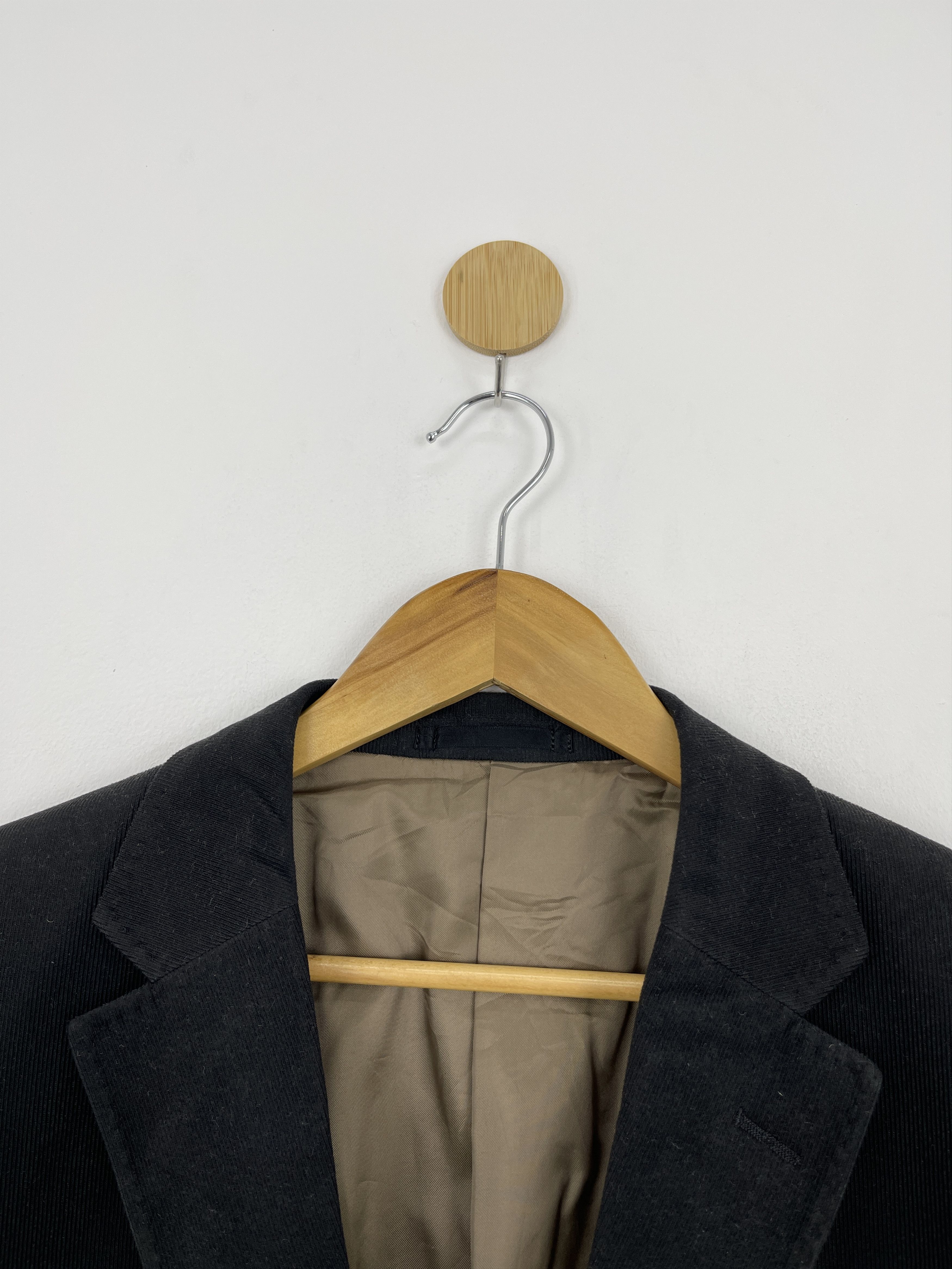 Michiko Koshino Vintage Michiko London Corduroy Black Jacket JA0048 Size US M / EU 48-50 / 2 - 9 Thumbnail