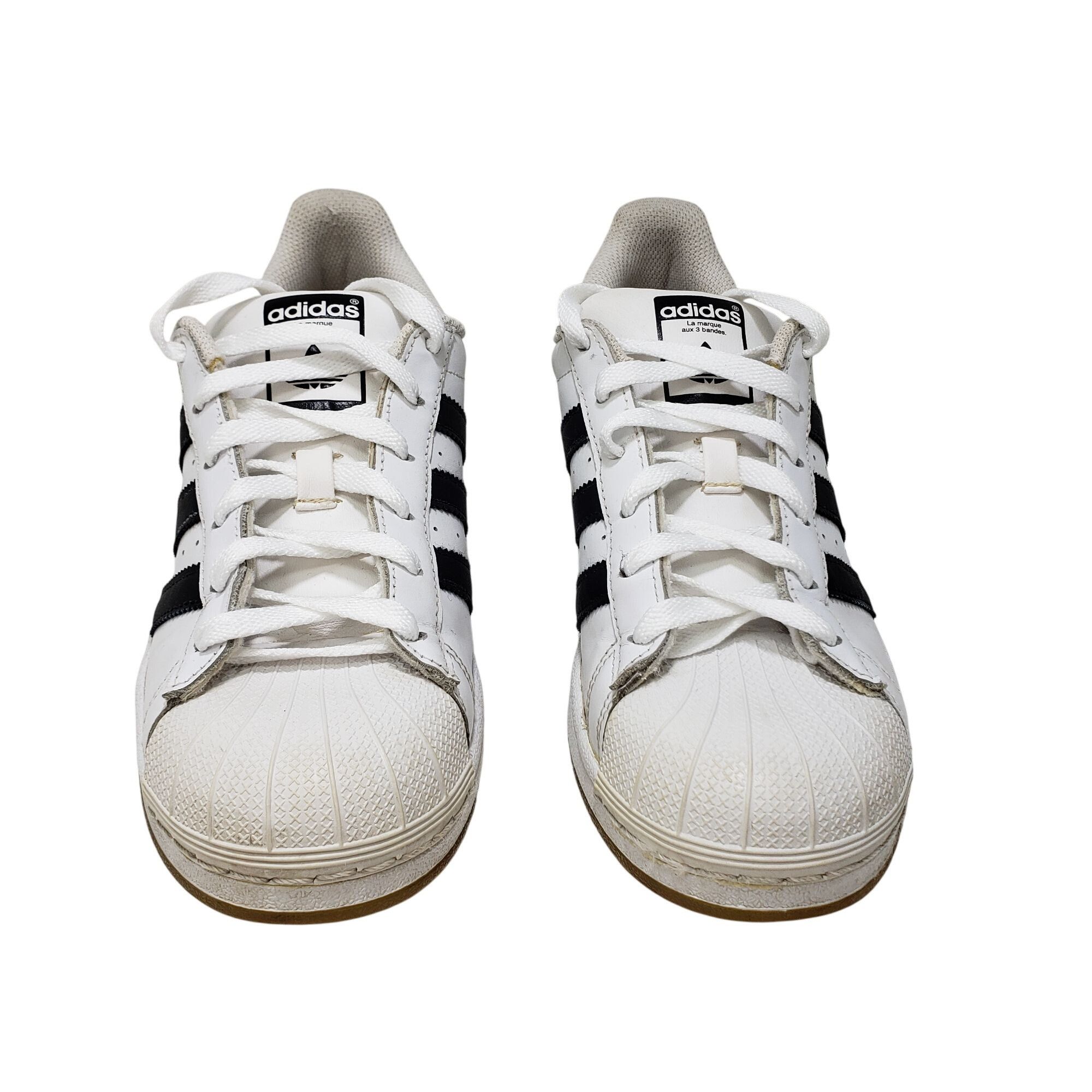 Adidas Adidas Originals Superstar White & Black Low-Top Sneakers Size US 7 / EU 40 - 8 Thumbnail