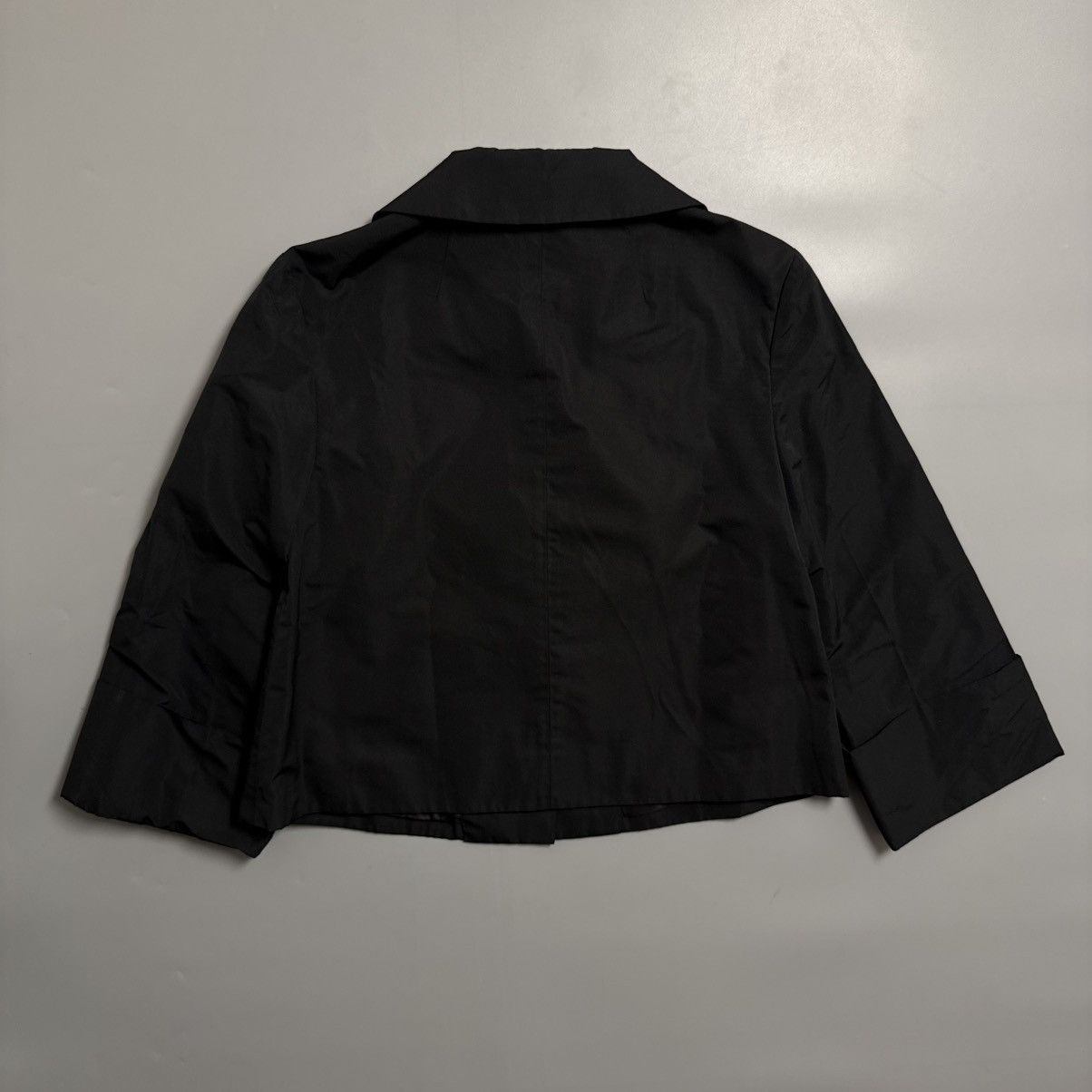 Miu Miu Archive Miu Miu cropped swing jacket in classic black Size S / US 4 / IT 40 - 8 Thumbnail