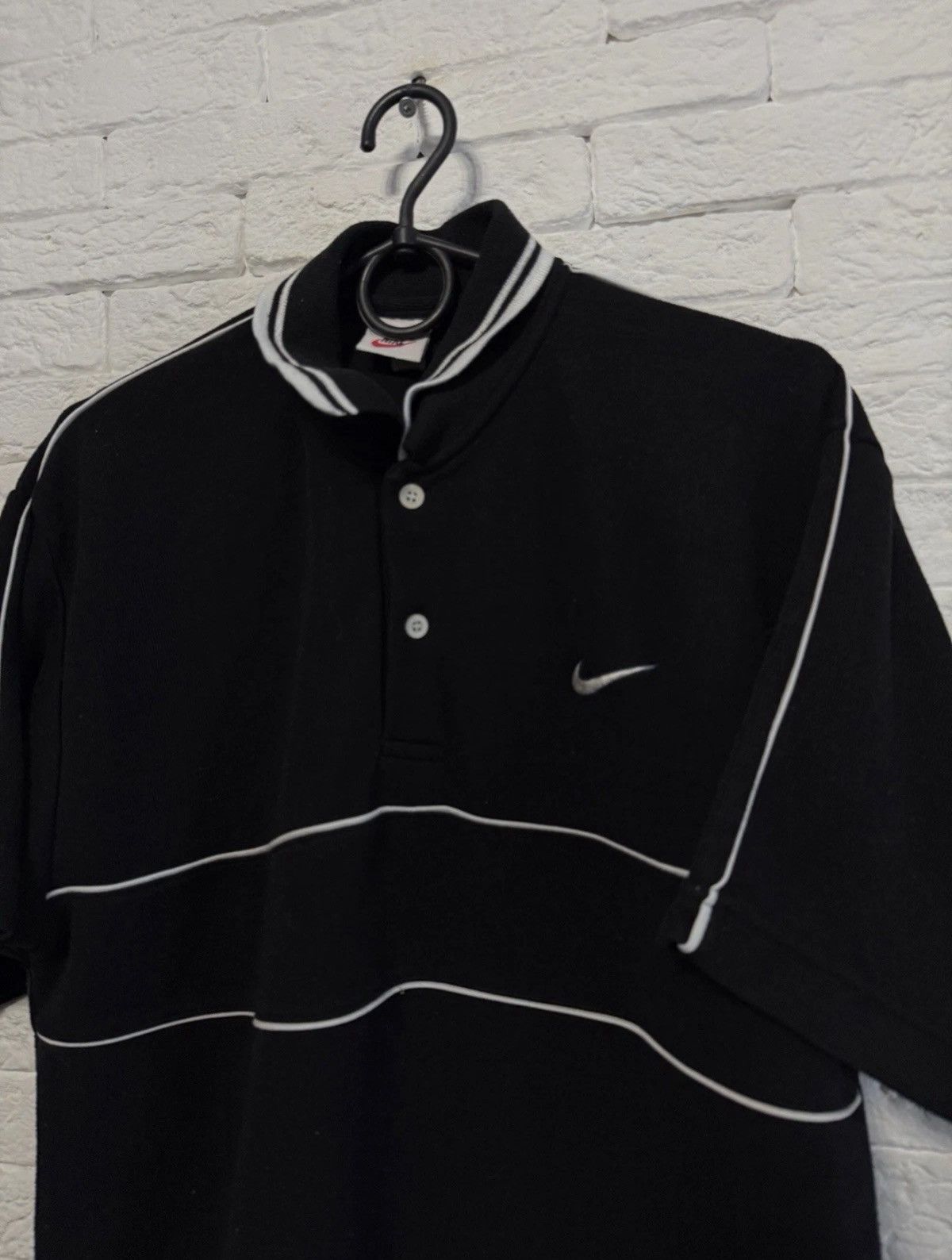 Nike Nike Vintage Polo Tshit Sz M - L Size US M / EU 48-50 / 2 - 2 Thumbnail