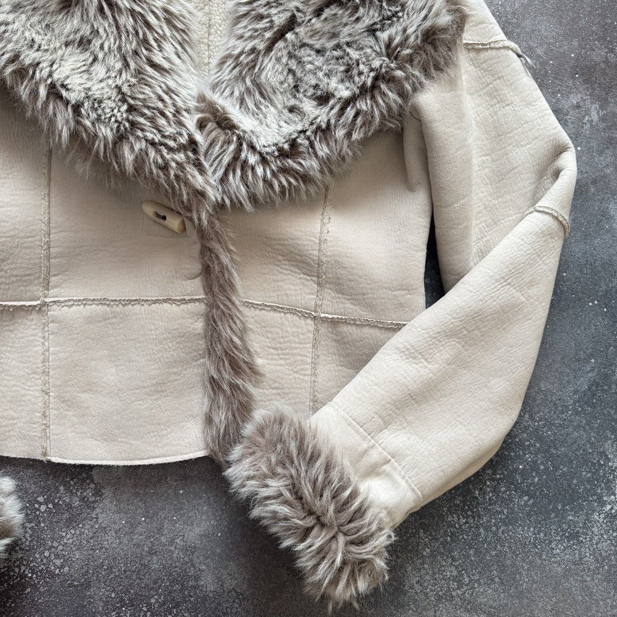 Hysteric Glamour Y2K Boho Shearling Style Faux Fur Coat Jacket Size M / US 6-8 / IT 42-44 - 7 Thumbnail