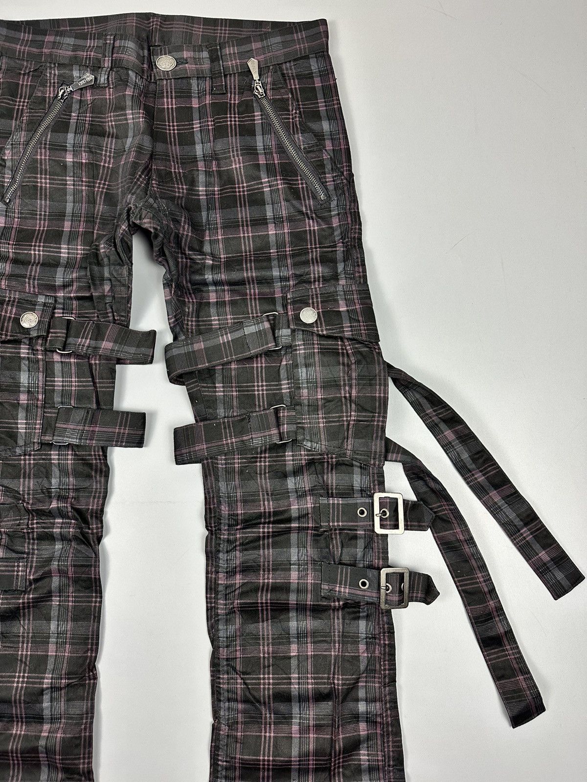 Seditionaries Vintage Bernings-Sho Punk Bondage Cargo Pants Size US 30 / EU 46 - 5 Thumbnail
