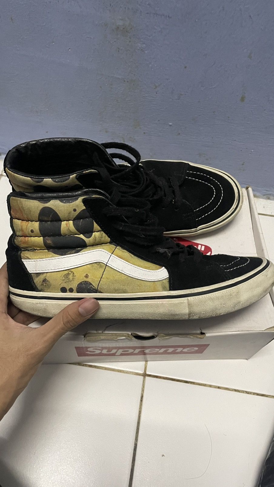 Supreme × Vans Vans x supreme blood and semen Size US 8 / EU 41 - 2 Thumbnail