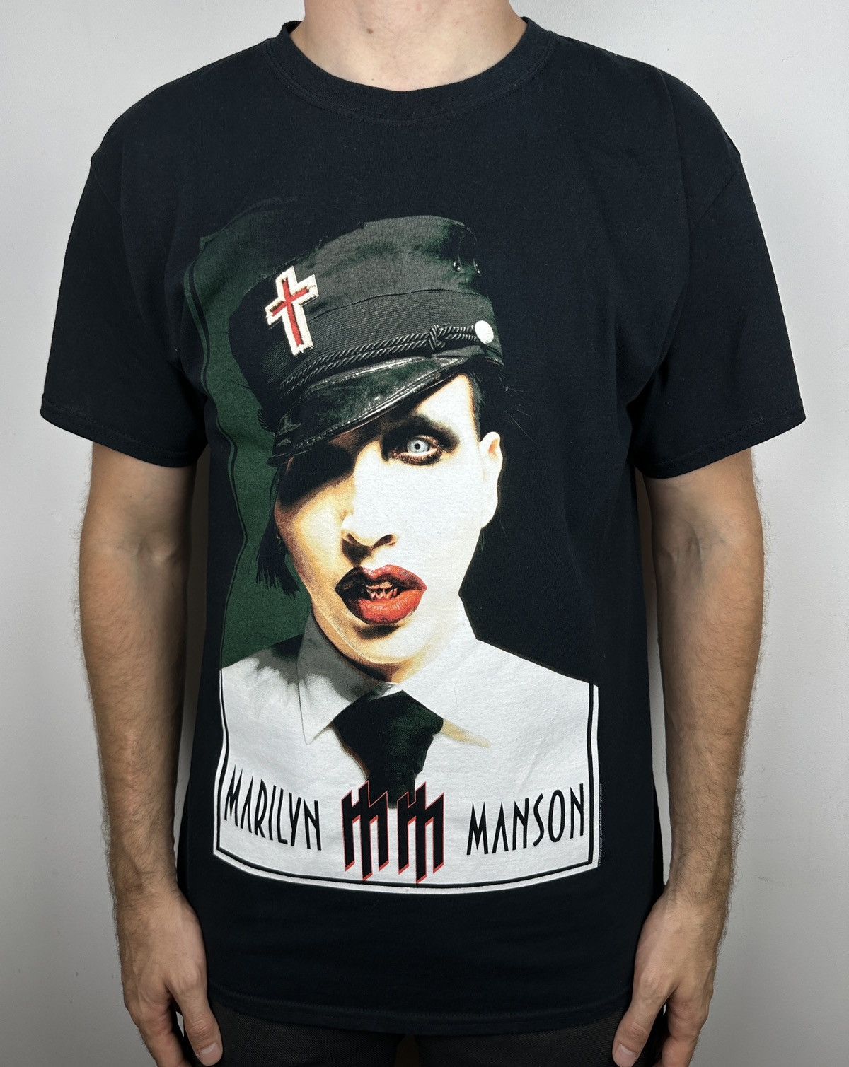 Band Tees Vintage Marilyn Manson Grotesque Graphic Rock T Shirt Tee Size US L / EU 52-54 / 3 - 2 Thumbnail