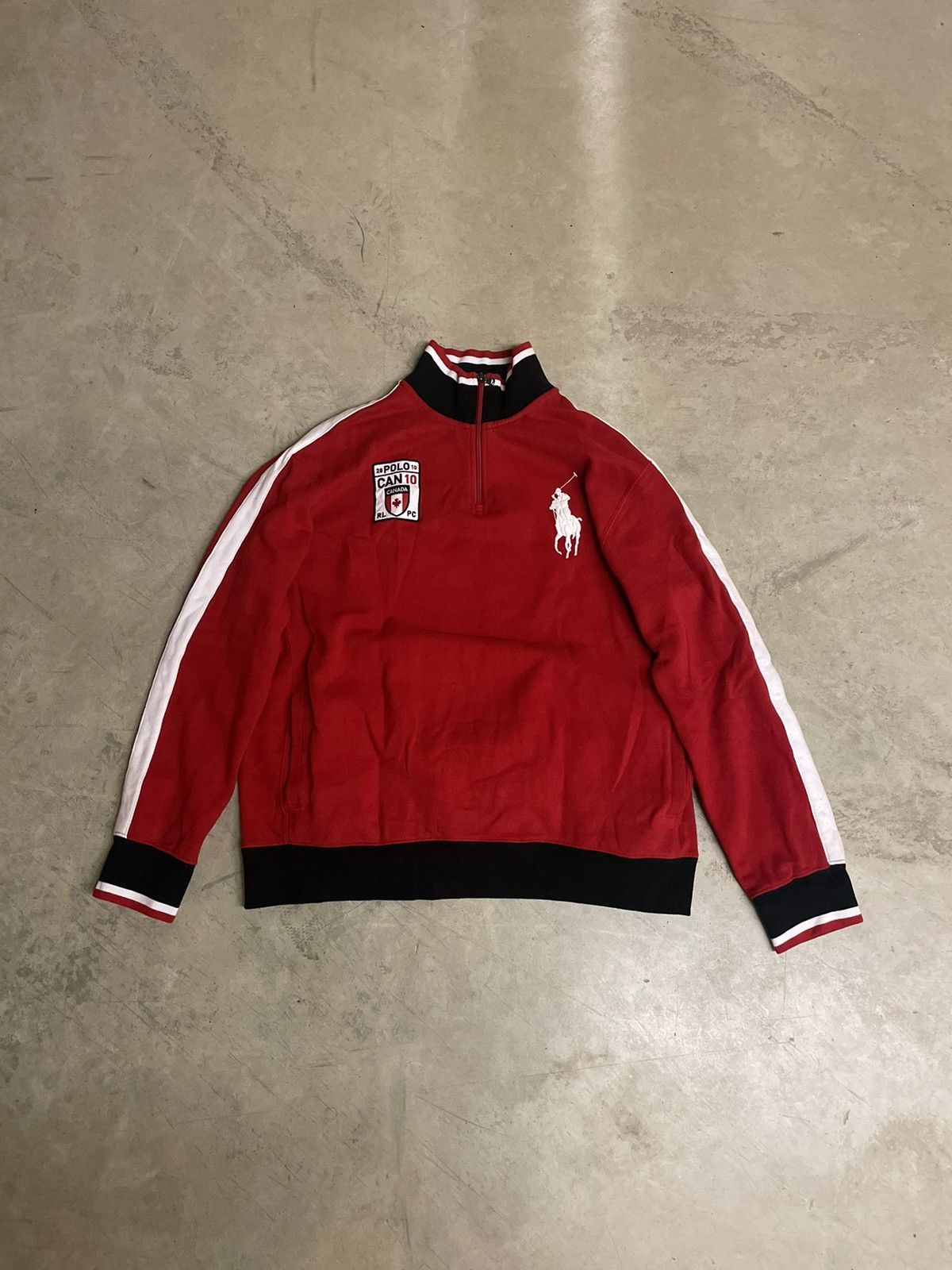 Polo Ralph Lauren POLO Ralph Lauren 2010 Canadian Olympics Quarter Zip Size US XXL / EU 58 / 5 - 2 Thumbnail