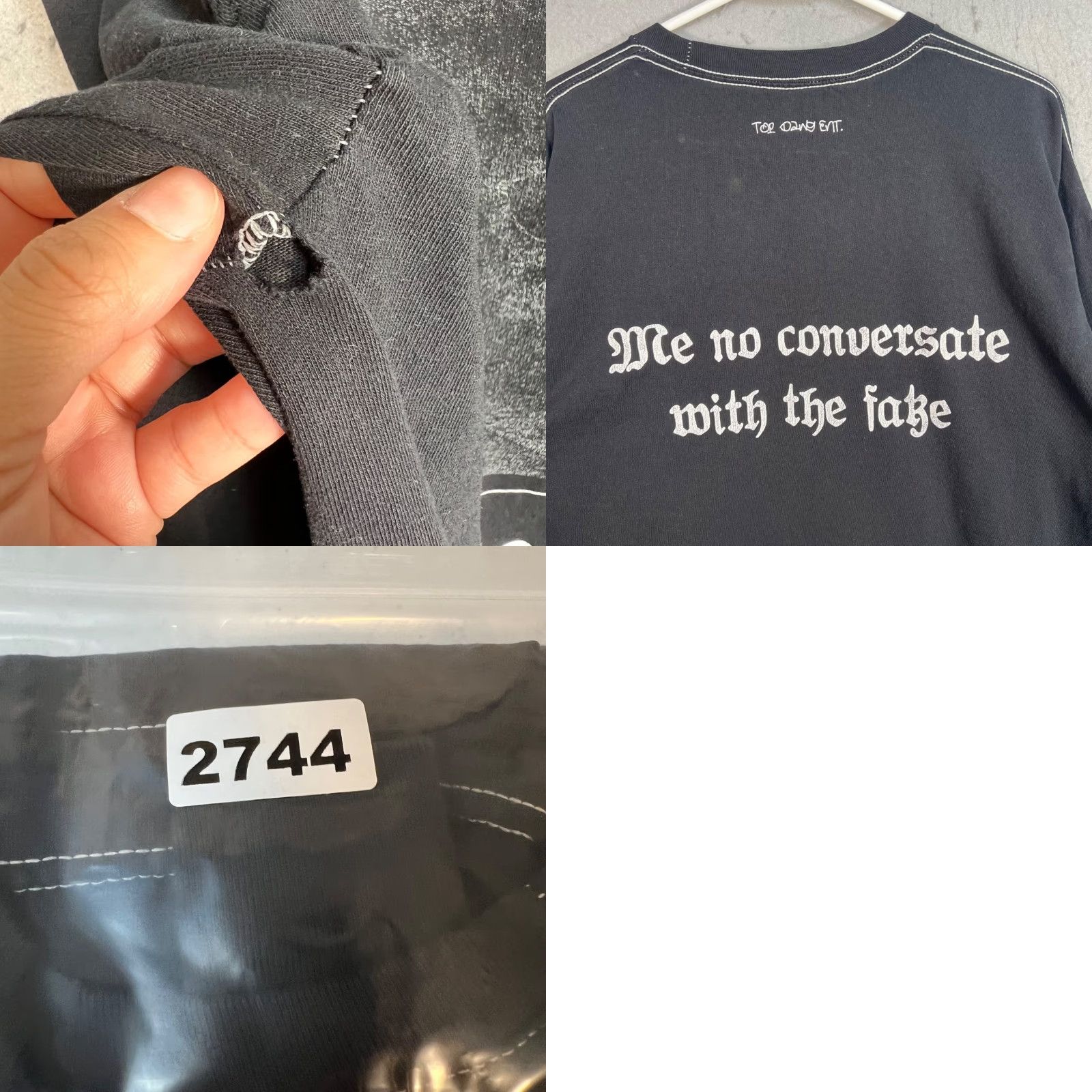 Vintage VINTAGE Top Dawg Entertainment Rap Graphic Long Sleeve T-Shirt Adult Mens XL Black Size US XL / EU 56 / 4 - 8 Thumbnail