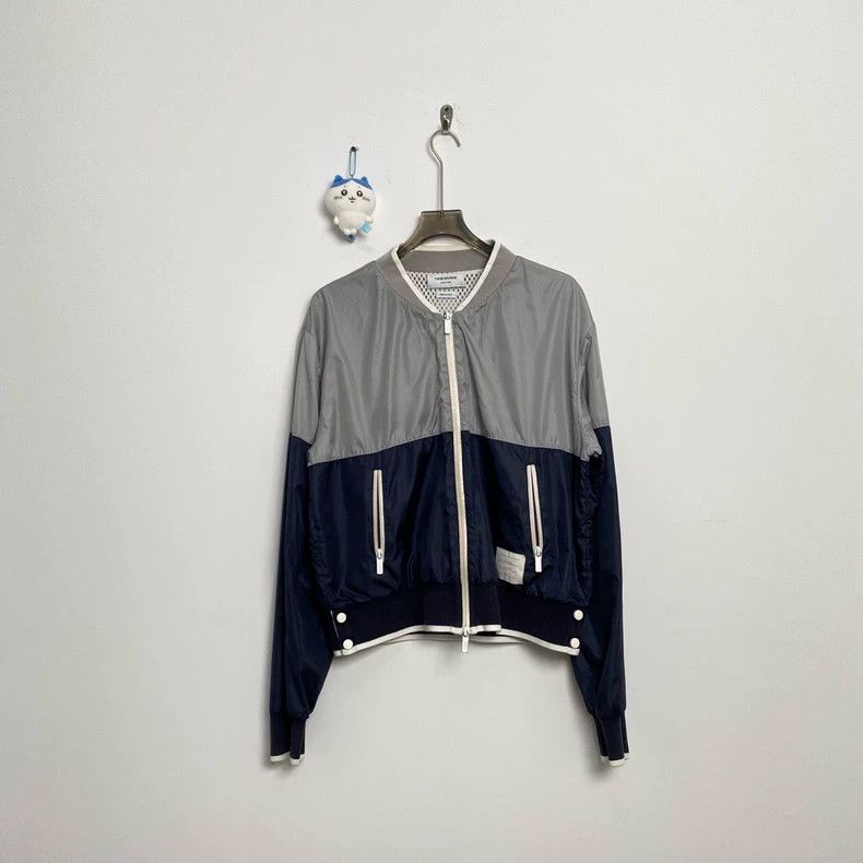 Thom Browne Thom Browne Color matching jacket with anchor buttons Size US XXL / EU 58 / 5 - 1 Thumbnail