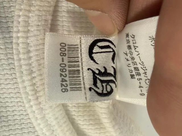 Chrome Hearts Chrome Hearts Foti Mahalia Spine Thermal L/S White Size US L / EU 52-54 / 3 - 3 Thumbnail