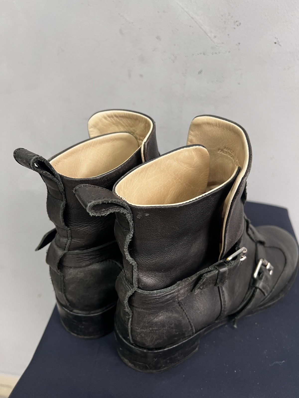 Diesel Belted diesel leather boots hedi slimane style avant garde Size US 8 / EU 41 - 10 Thumbnail