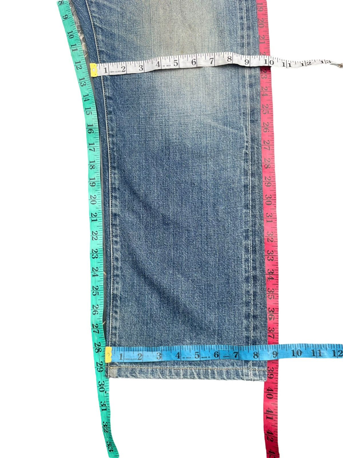 Japanese Brand × Uniqlo Uniqlo Selvedge Distresed Jeans Size US 36 / EU 52 - 11 Thumbnail