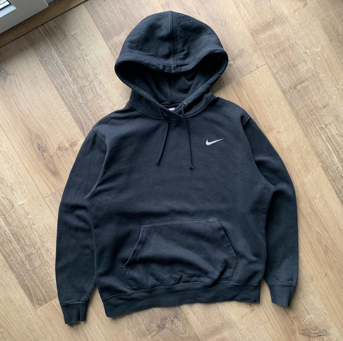 Nike × Vintage Vintage Nike embroidered Swoosh hoodie Size US M / EU 48-50 / 2 - 1 Thumbnail
