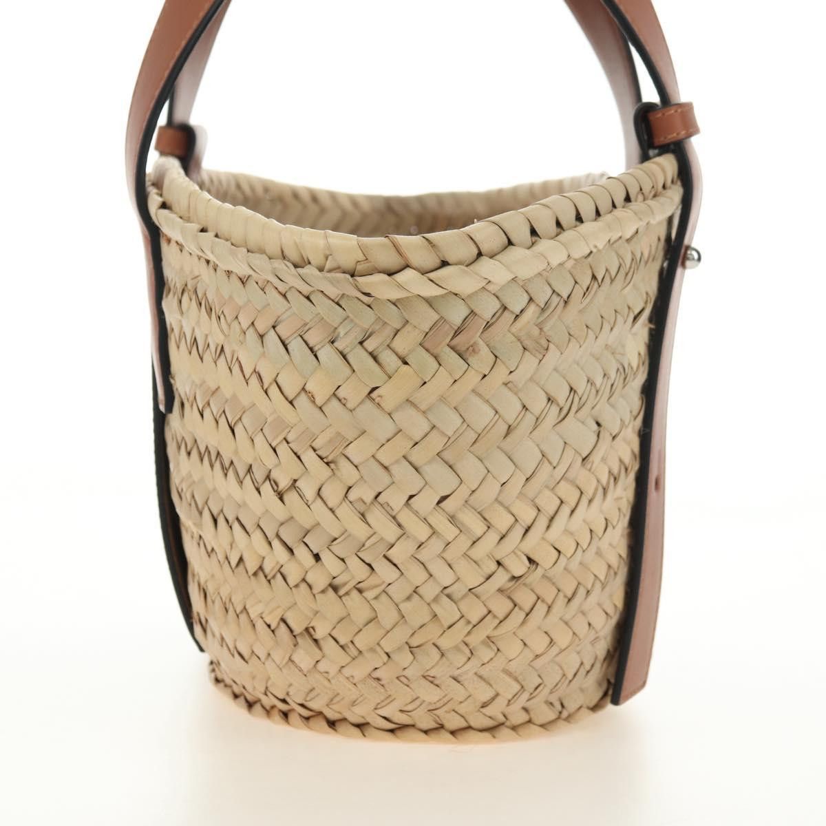 Loewe LOEWE Studio Ghibli Collaboration Hand Bag Raffia Beige Auth Size ONE SIZE - 3 Thumbnail