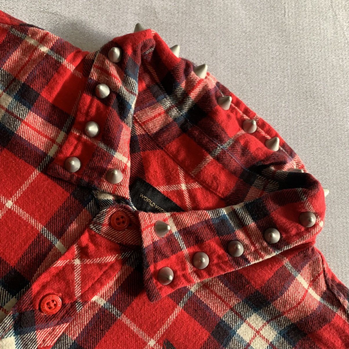 Japanese Brand World Wide Love Japanese Brand Women Flannel Shirt Size M / US 6-8 / IT 42-44 - 3 Thumbnail