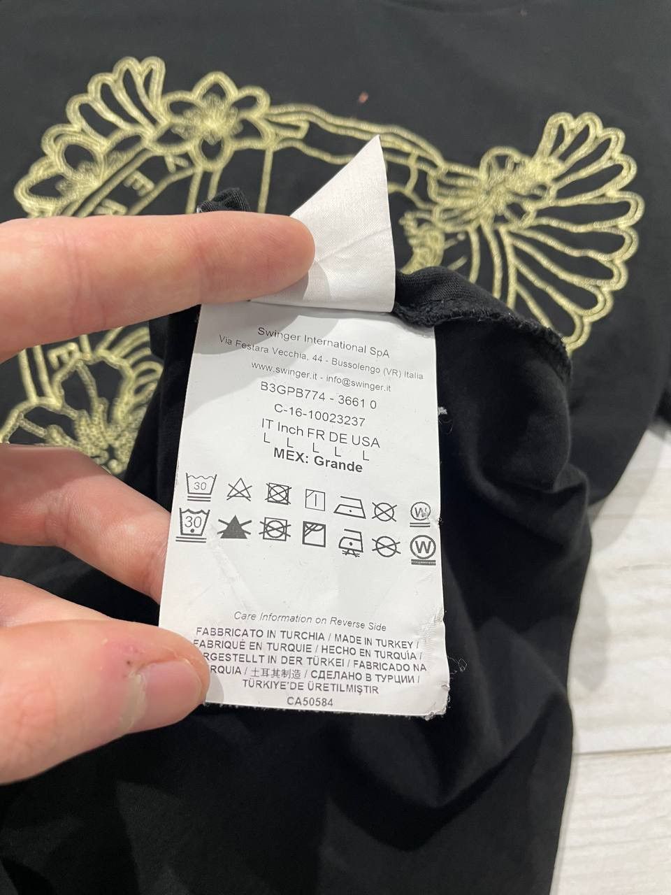 Versace Versace Jeans Lion Flowers T-Shirt Big Logo Size US L / EU 52-54 / 3 - 5 Thumbnail