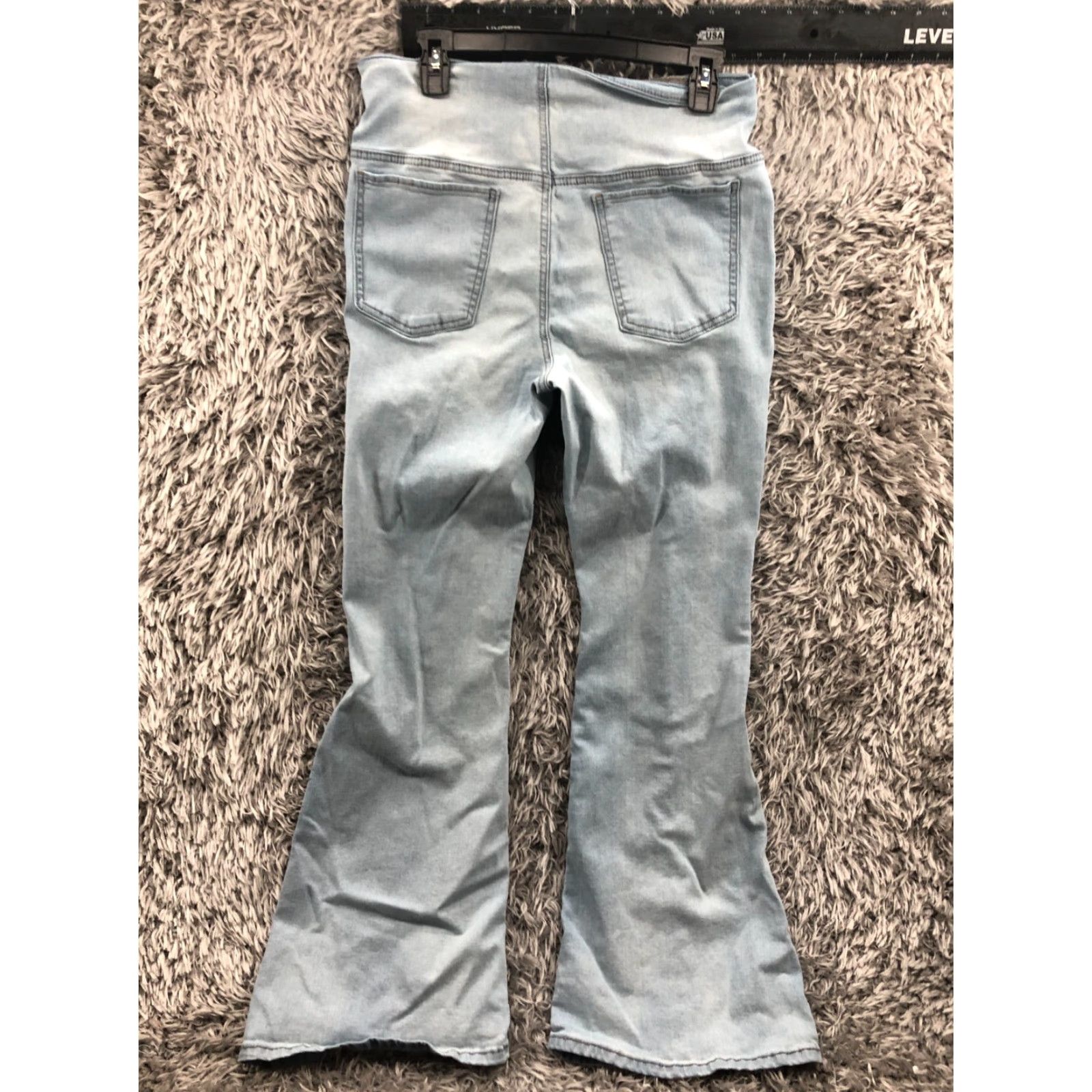 Vintage SO High Rise Flare Jeans Womens Size 11 Medium Wash Blue SO Jeans Vintage? No Size 32" / US 10 / IT 46 - 7 Thumbnail