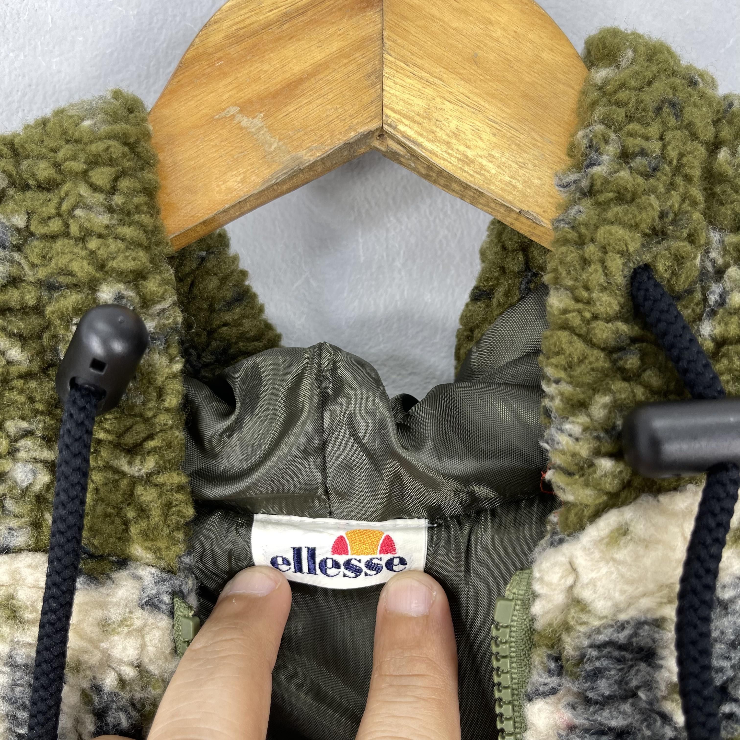 Ellesse Vintage ELLESSE Winter Pattern Print Blanket Long Jacket Size L / US 10 / IT 46 - 6 Thumbnail