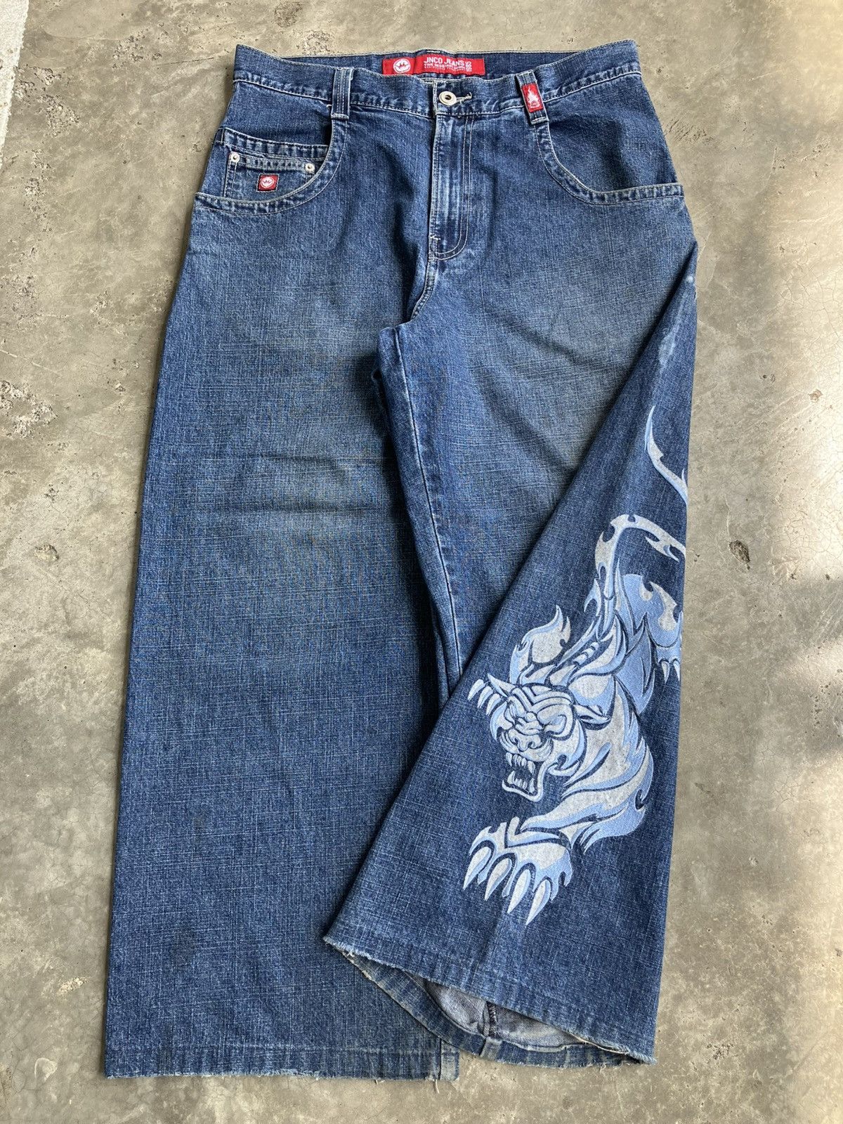 JNCO Vintage JNCO Jeans Tiger Size US 34 / EU 50 - 3 Thumbnail