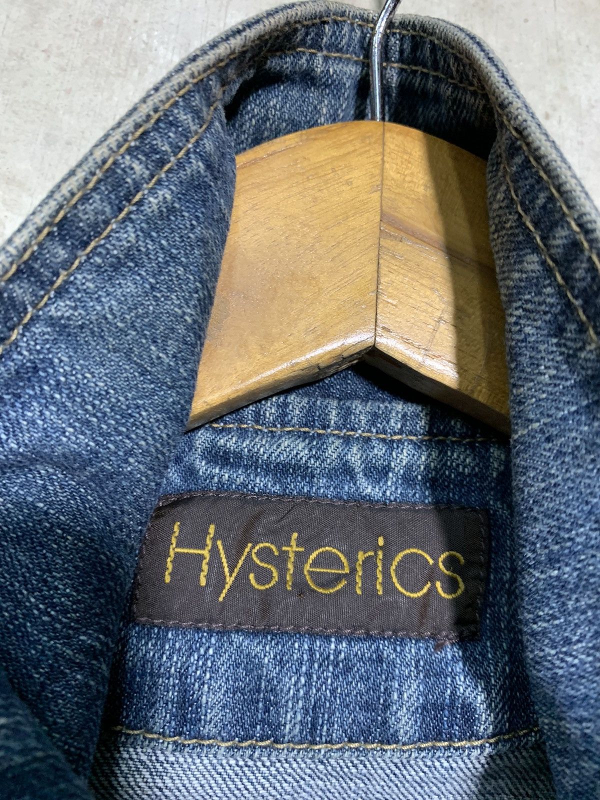 Hysteric Glamour 🔥HYSTERIC GLAMOUR DENIM PONCHO JACKET Size US L / EU 52-54 / 3 - 12 Thumbnail