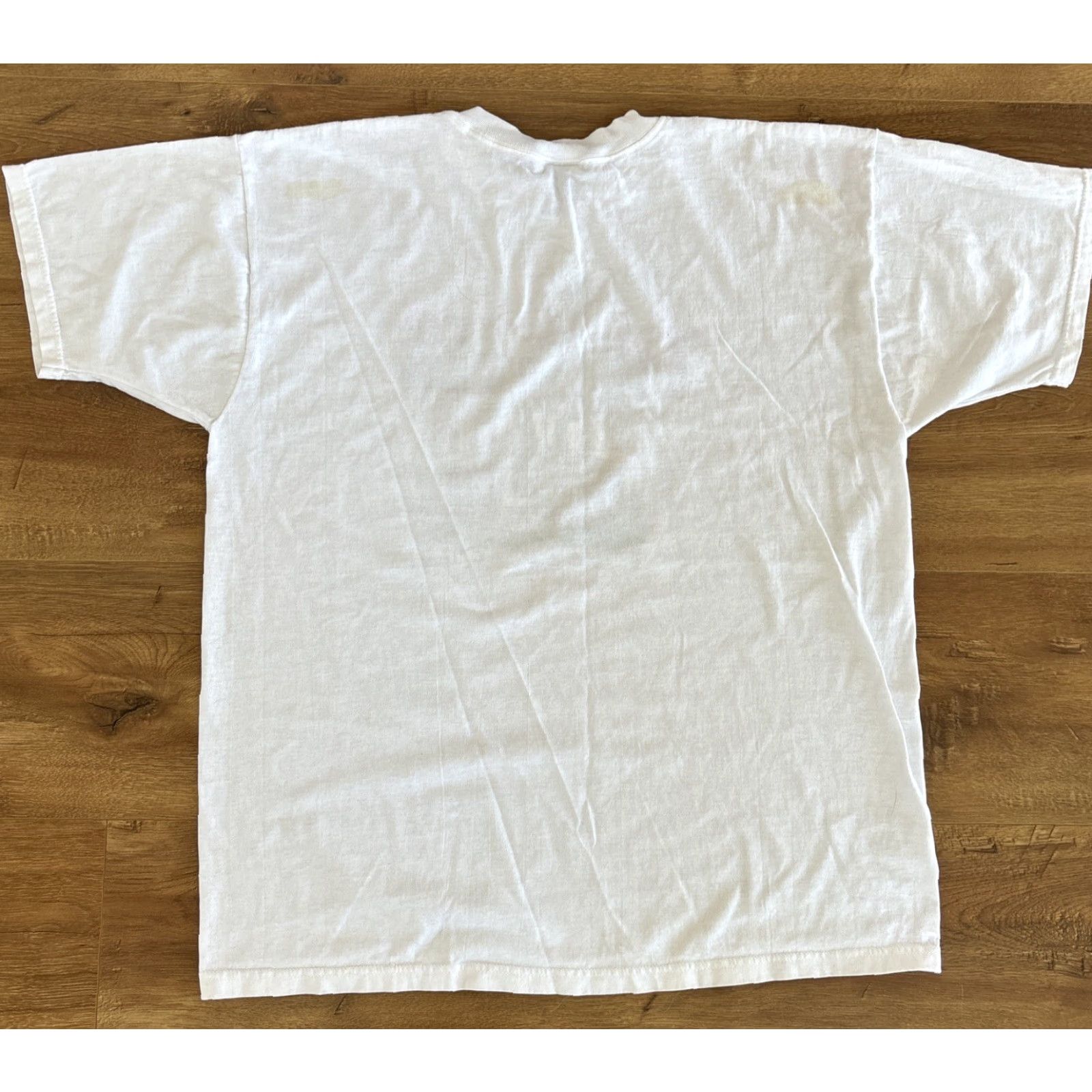 Fruit Of The Loom VINTAGE Twister Movie Eldora Iowa Movie Premiere Film Promo Tshirt Mens XL 1996 White Graphic Tee Size US XL / EU 56 / 4 - 5 Thumbnail