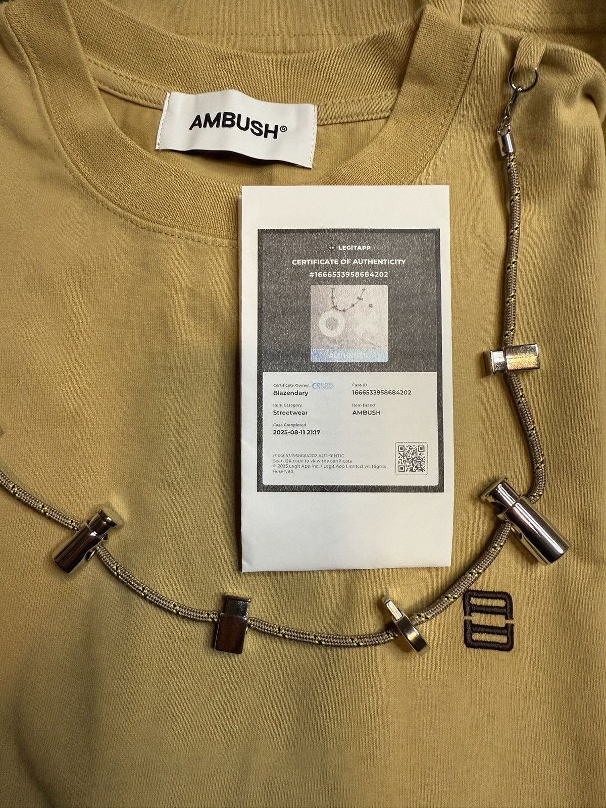 Ambush Design Ambush Canvas Colored Chain Necklace T-Shirt Size US M / EU 48-50 / 2 - 11 Thumbnail